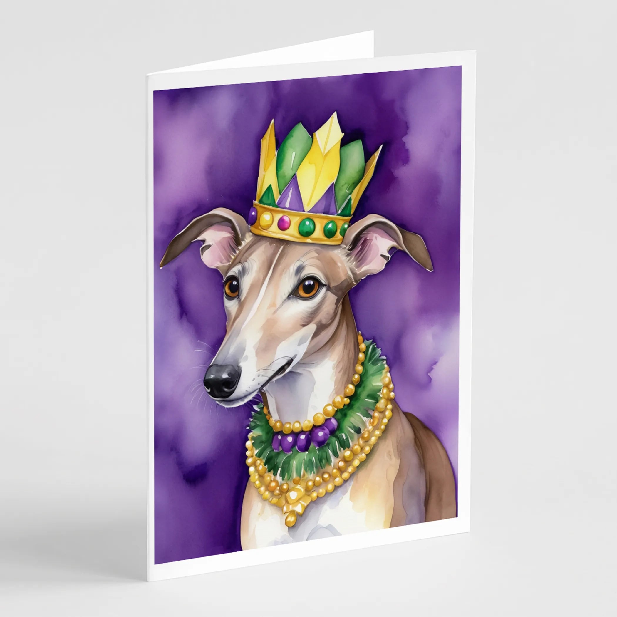 King of Mardi Gras Greeting Cards  - Size: 5X7 | Pack Of: 1 | Collection name: King of mardi gras
