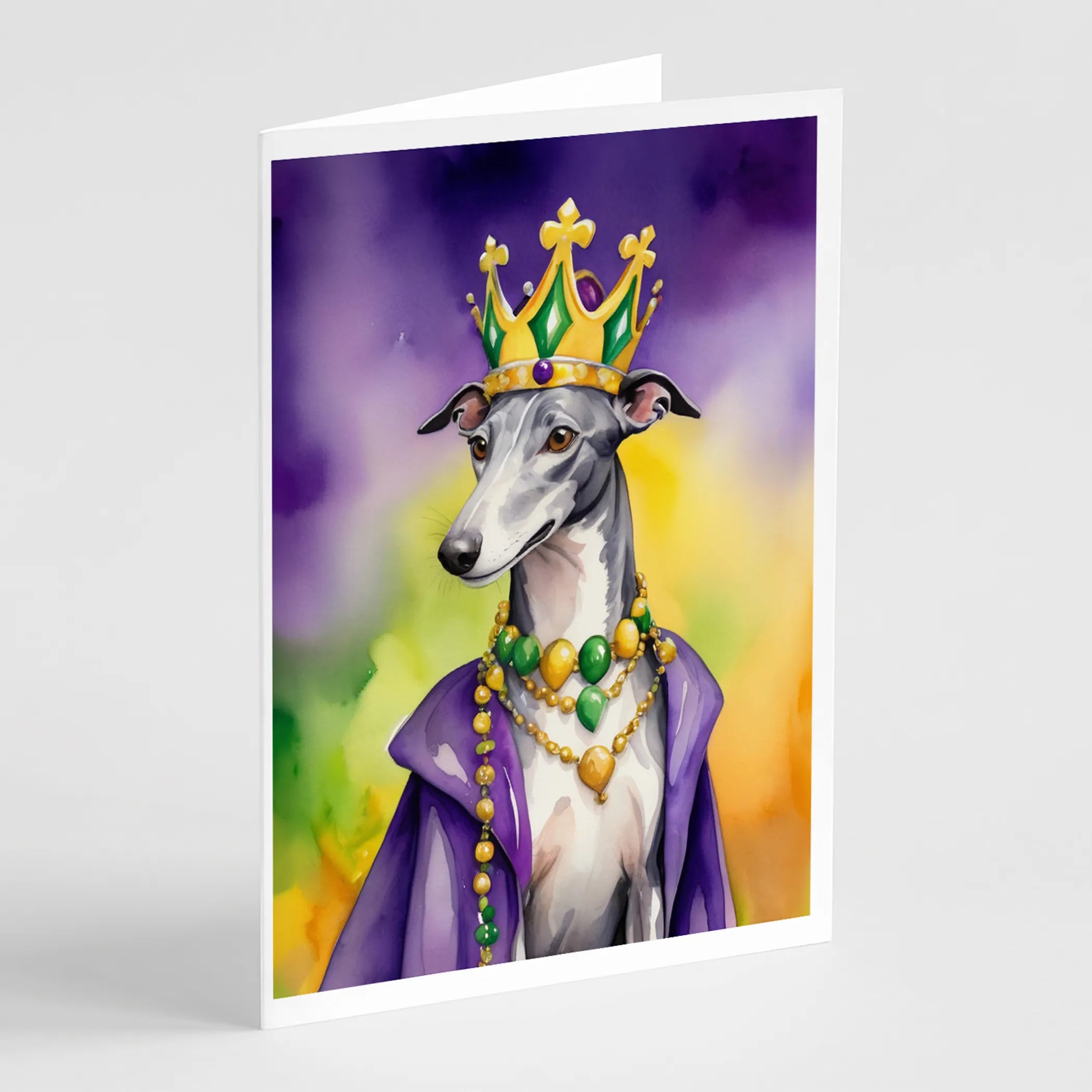King of Mardi Gras Greeting Cards  - Size: 5X7 | Pack Of: 1 | Collection name: King of mardi gras