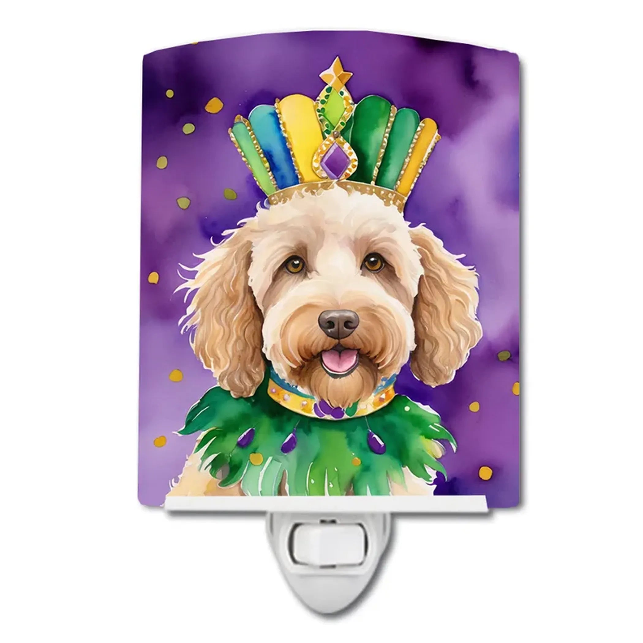 Labradoodle Ceramic Night Light