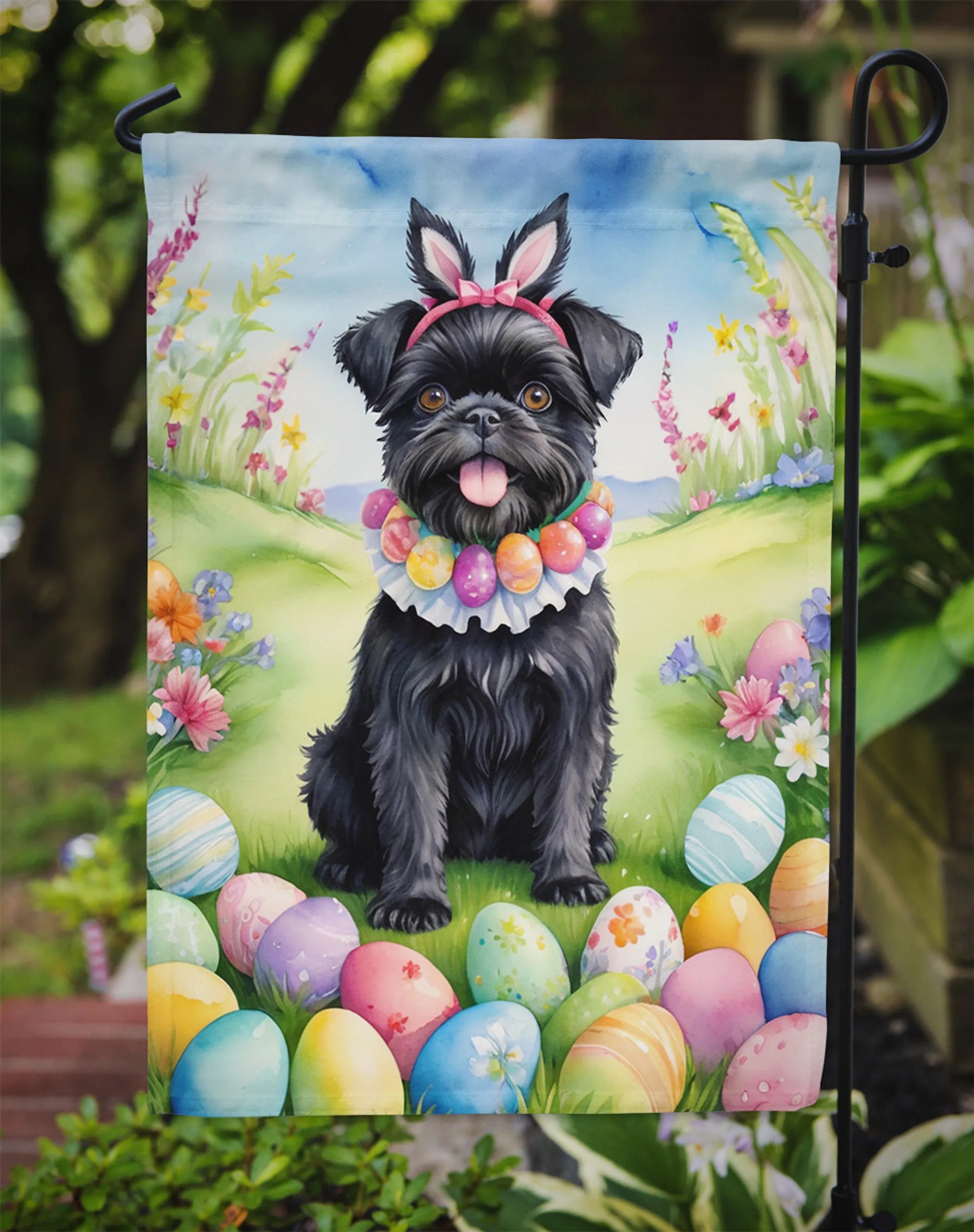 Easter Egg Hunt Decorative Flag - Size: GARDEN SIZE | Pack Of: 1 | Collection name: Easter egg hunt