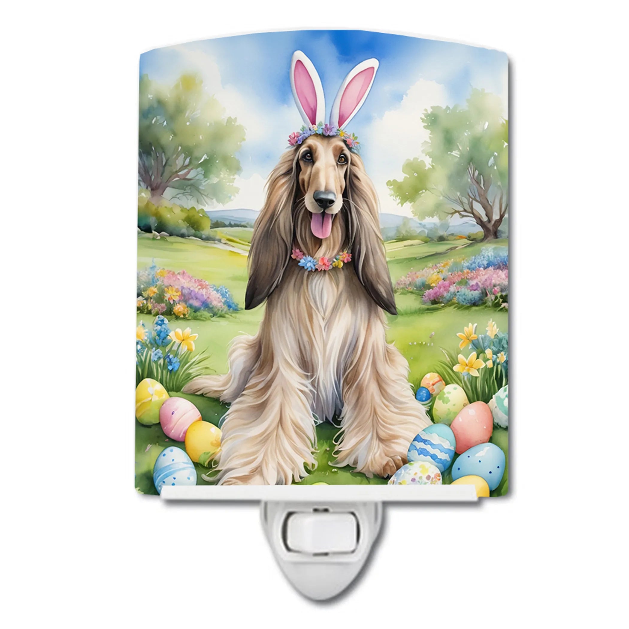Easter Egg Hunt Ceramic Night Light - Pack Of: 1 | Collection name: Easter egg hunt