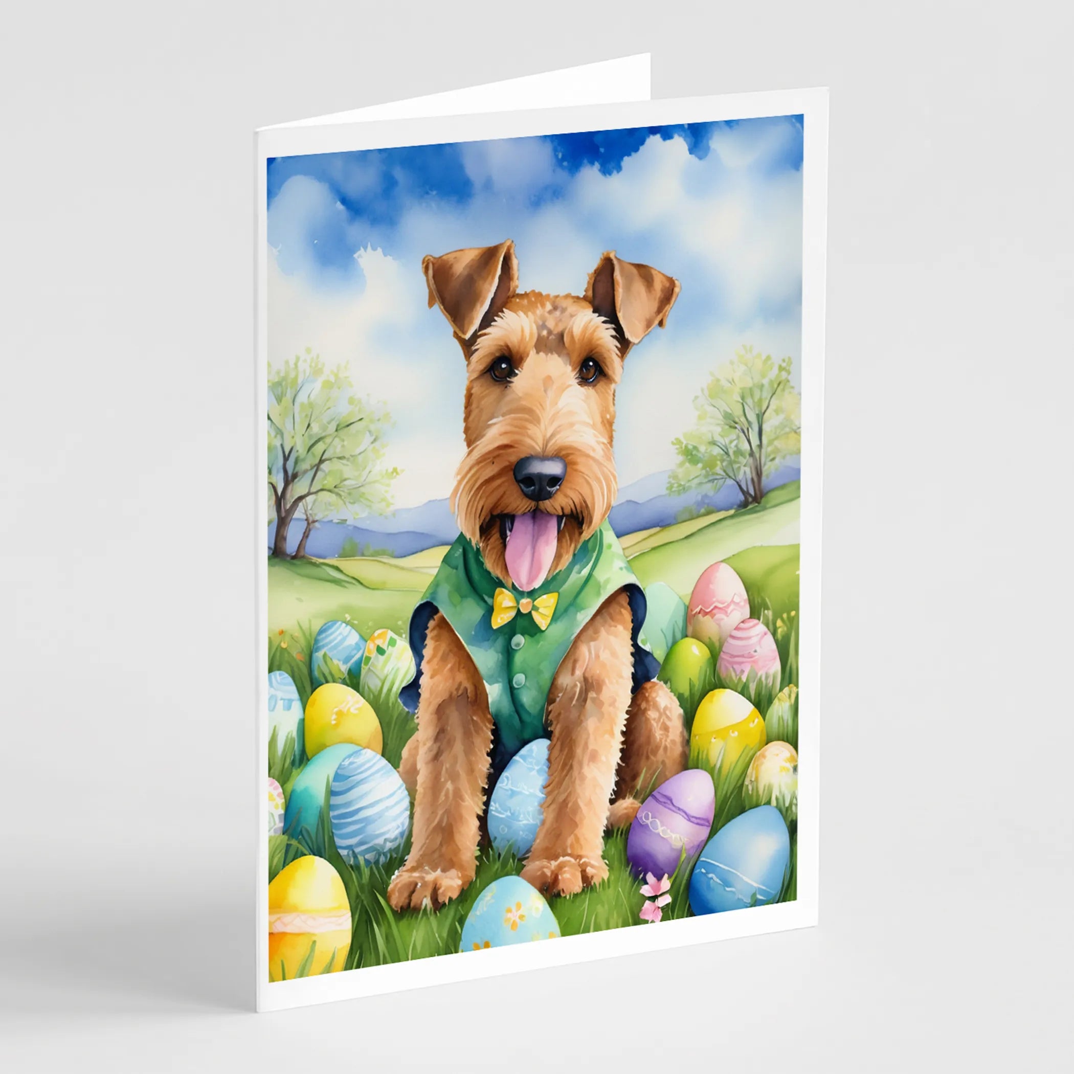 Easter Egg Hunt Greeting Cards  - Size: 5X7 | Pack Of: 8 | Collection name: Easter egg hunt