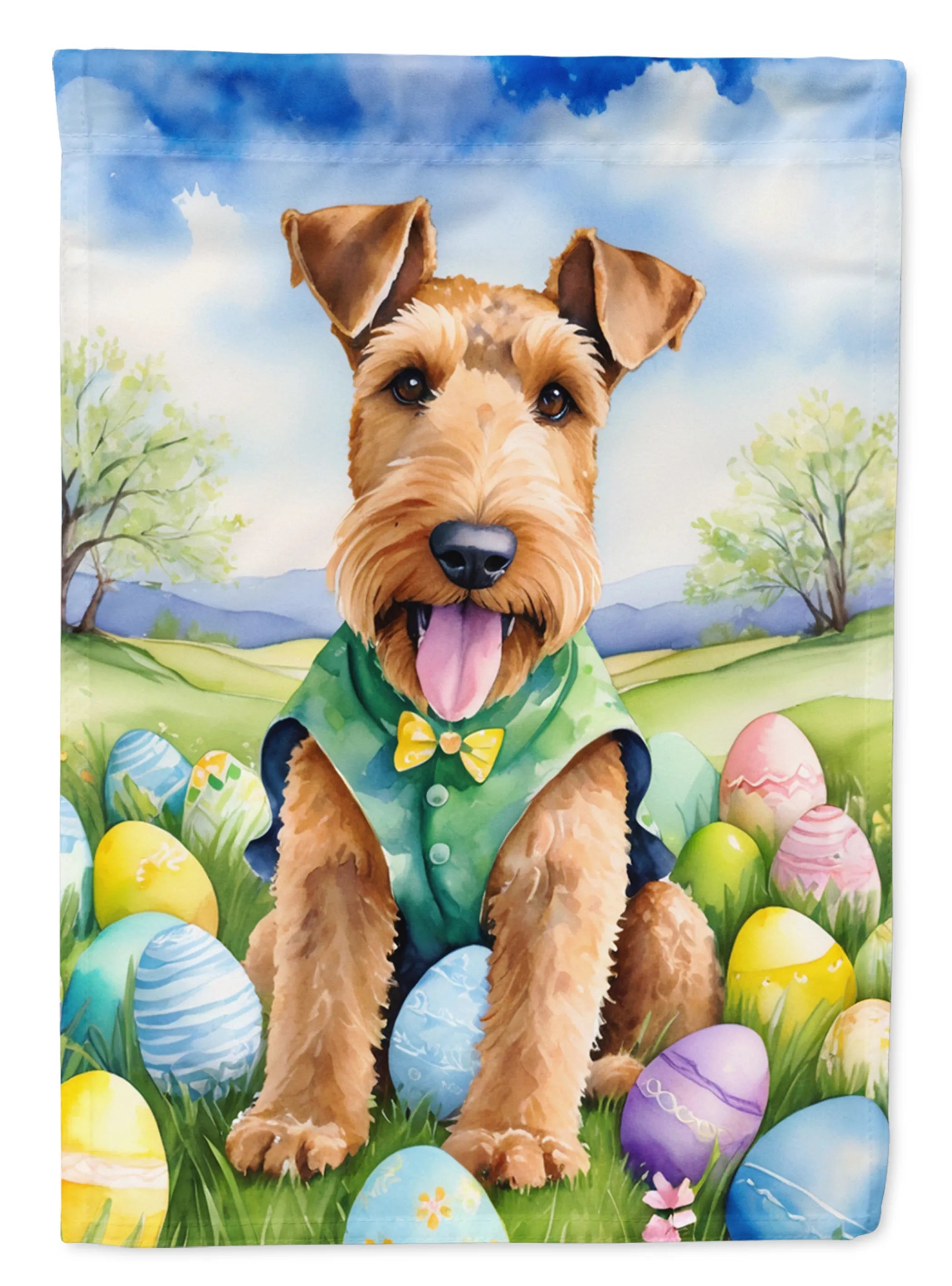 Easter Egg Hunt Decorative Flag - Size: GARDEN SIZE | Pack Of: 1 | Collection name: Easter egg hunt