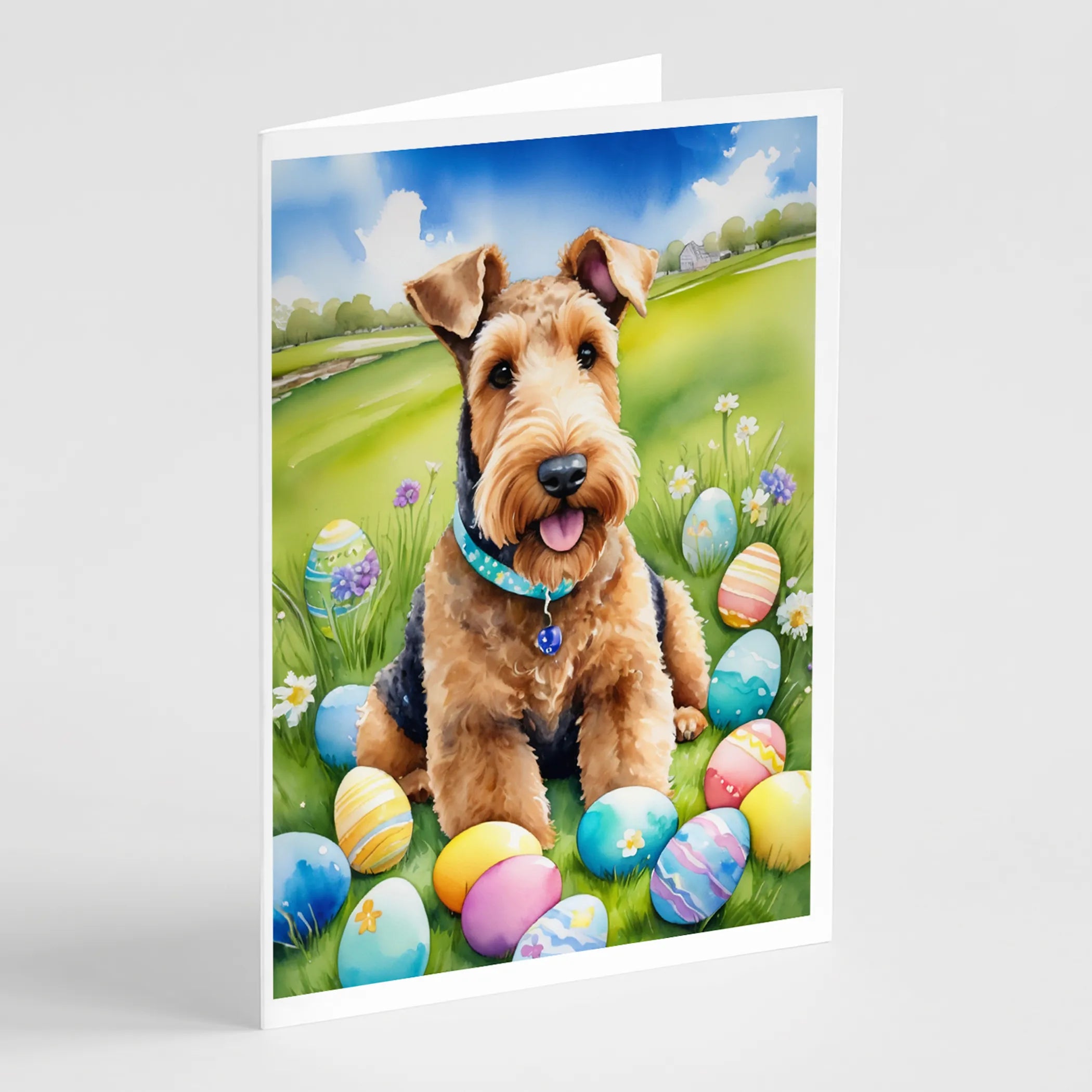 Easter Egg Hunt Greeting Cards  - Size: 5X7 | Pack Of: 8 | Collection name: Easter egg hunt