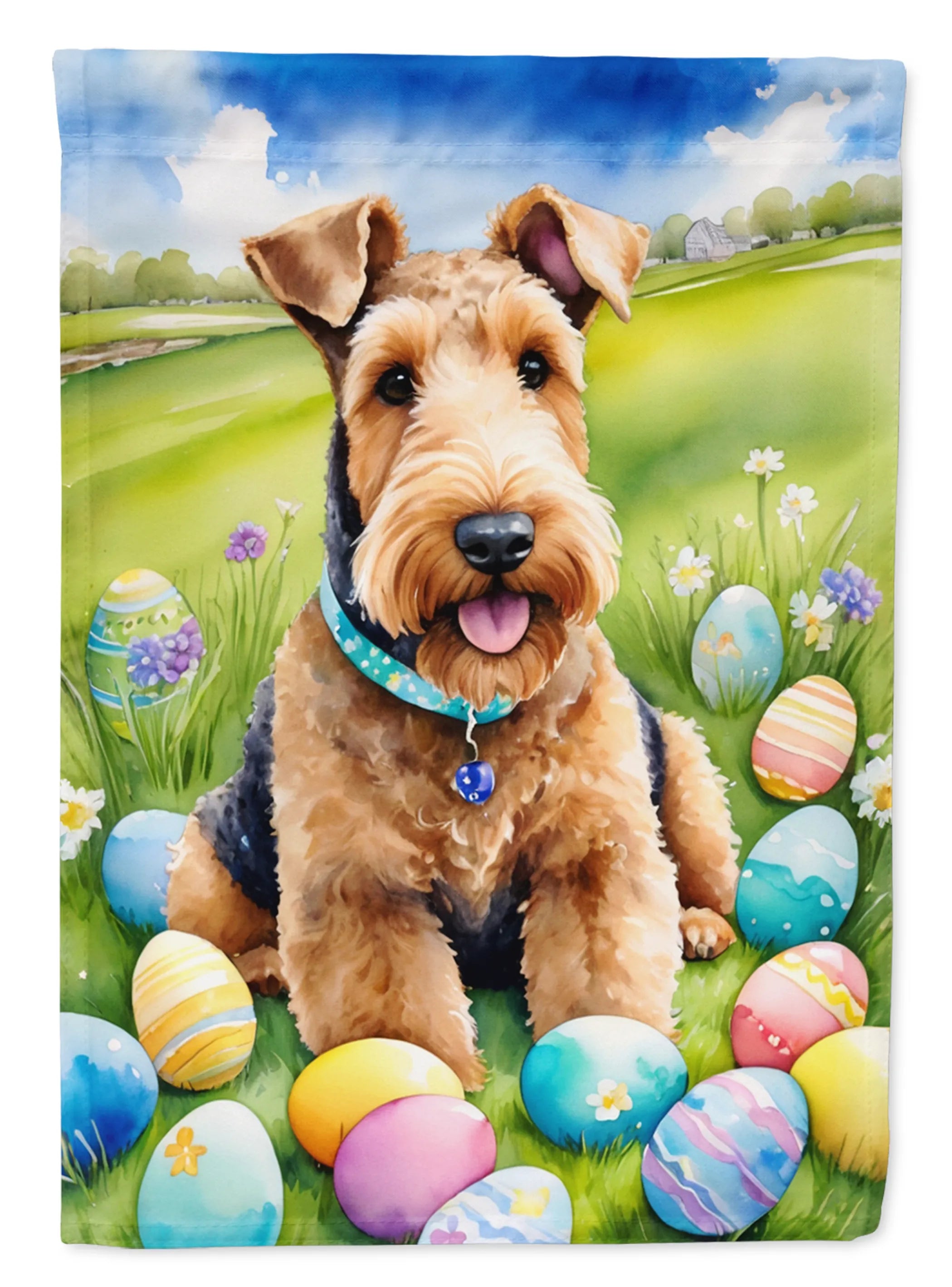 Easter Egg Hunt Decorative Flag - Size: GARDEN SIZE | Pack Of: 1 | Collection name: Easter egg hunt
