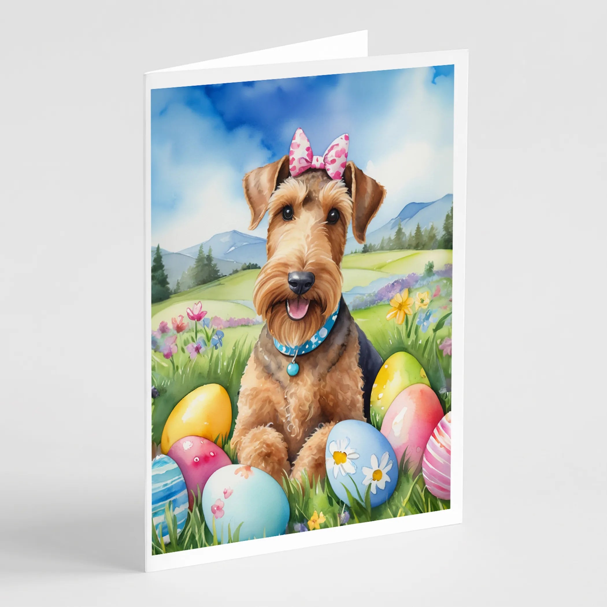 Easter Egg Hunt Greeting Cards  - Size: 5X7 | Pack Of: 8 | Collection name: Easter egg hunt