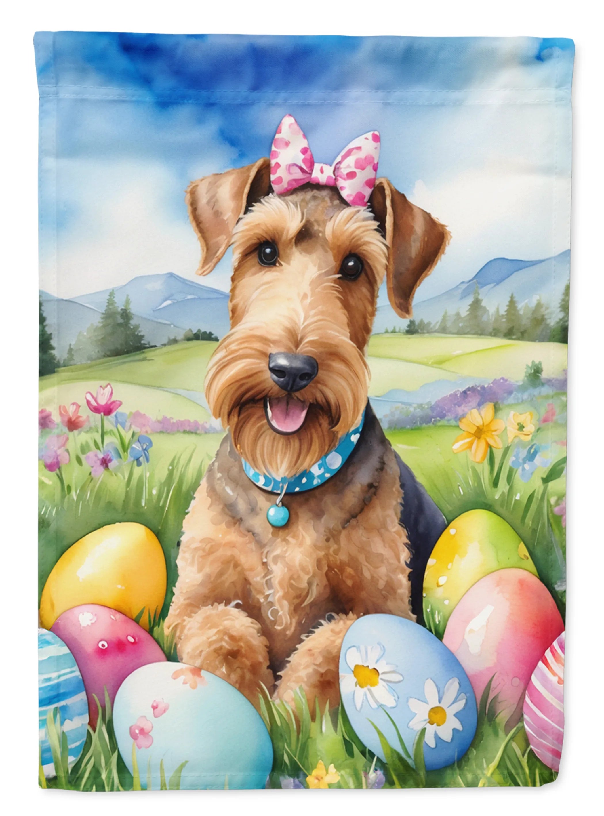 Easter Egg Hunt Decorative Flag - Size: GARDEN SIZE | Pack Of: 1 | Collection name: Easter egg hunt