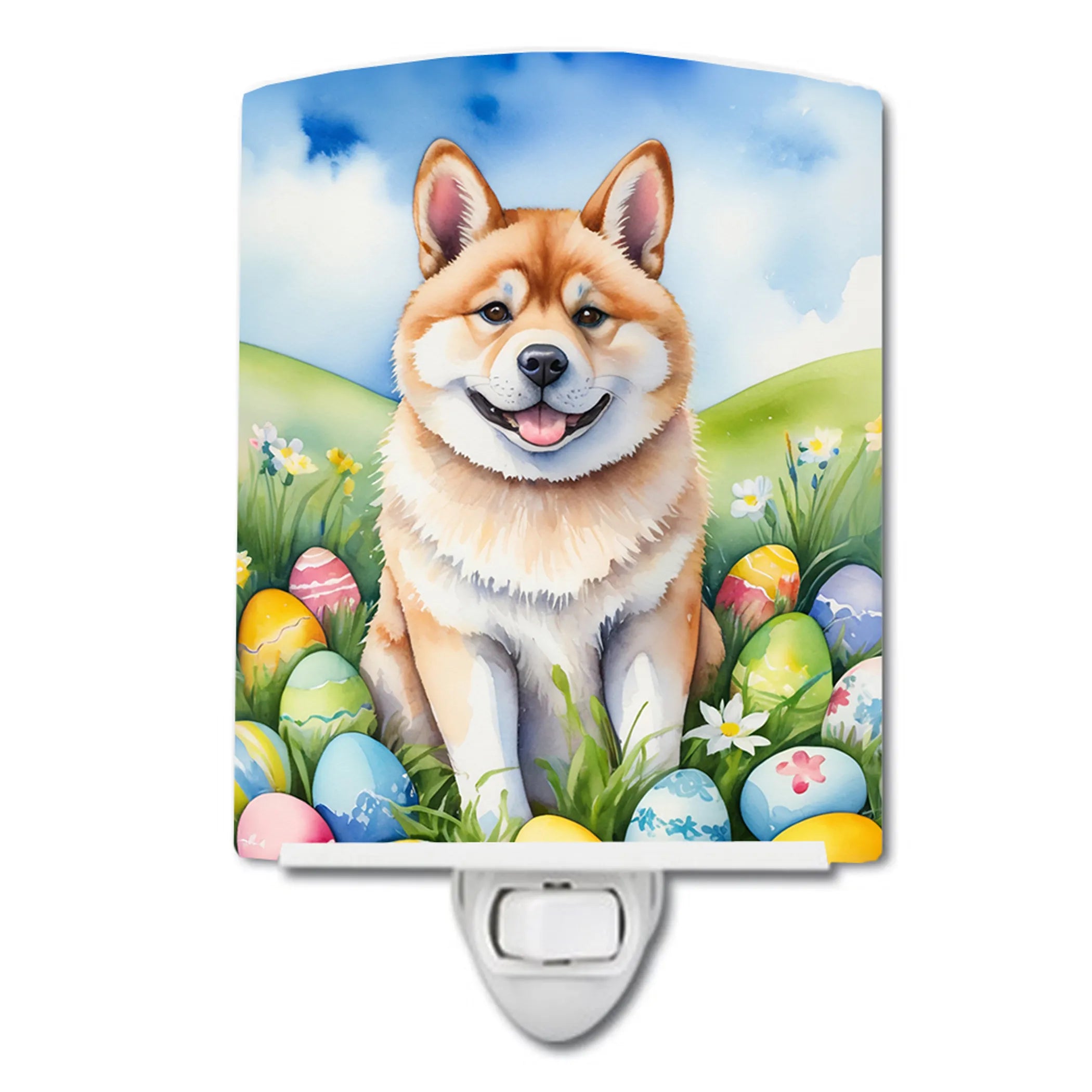 Easter Egg Hunt Ceramic Night Light - Pack Of: 1 | Collection name: Easter egg hunt