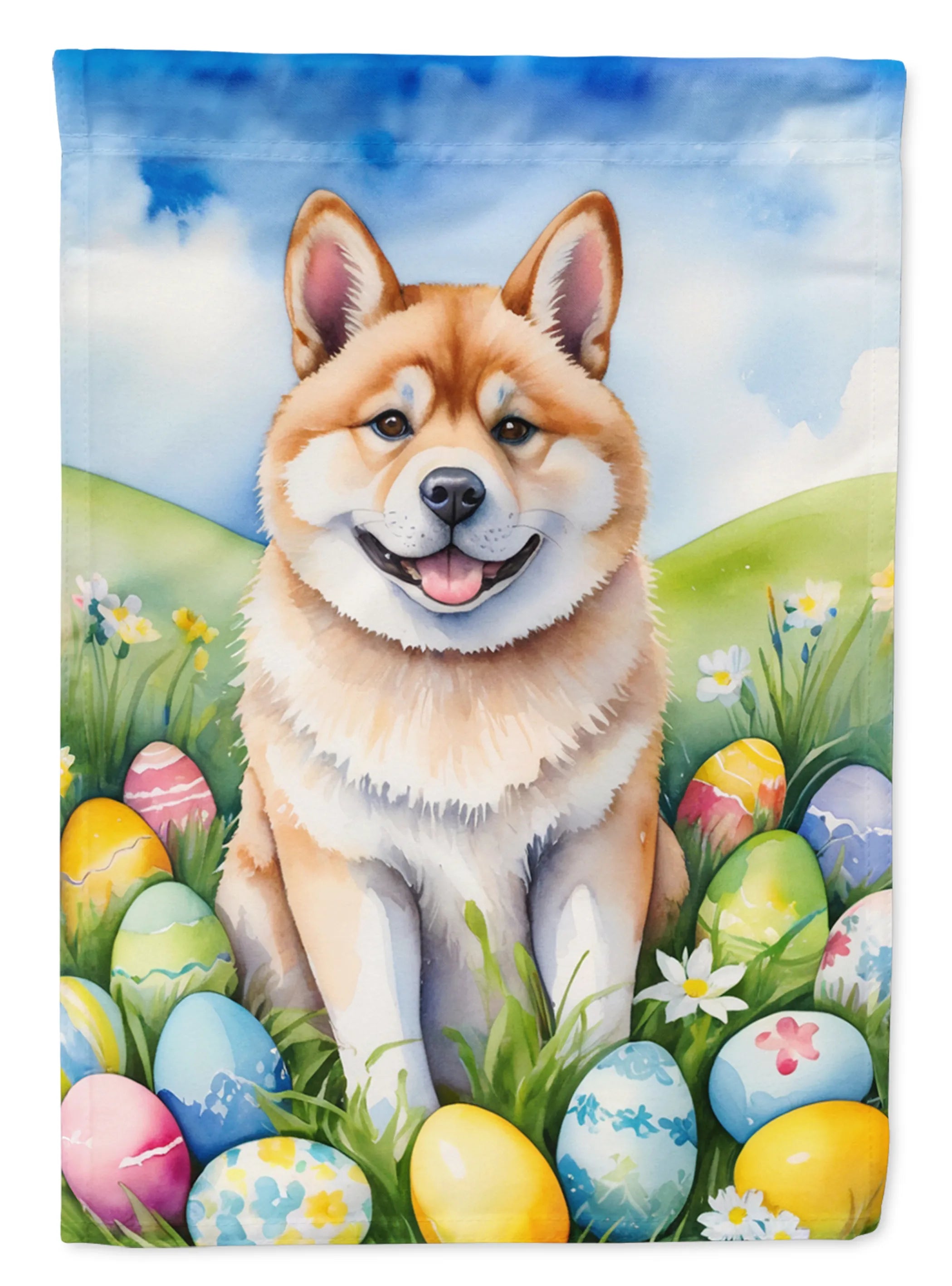 Easter Egg Hunt Decorative Flag - Size: GARDEN SIZE | Pack Of: 1 | Collection name: Easter egg hunt