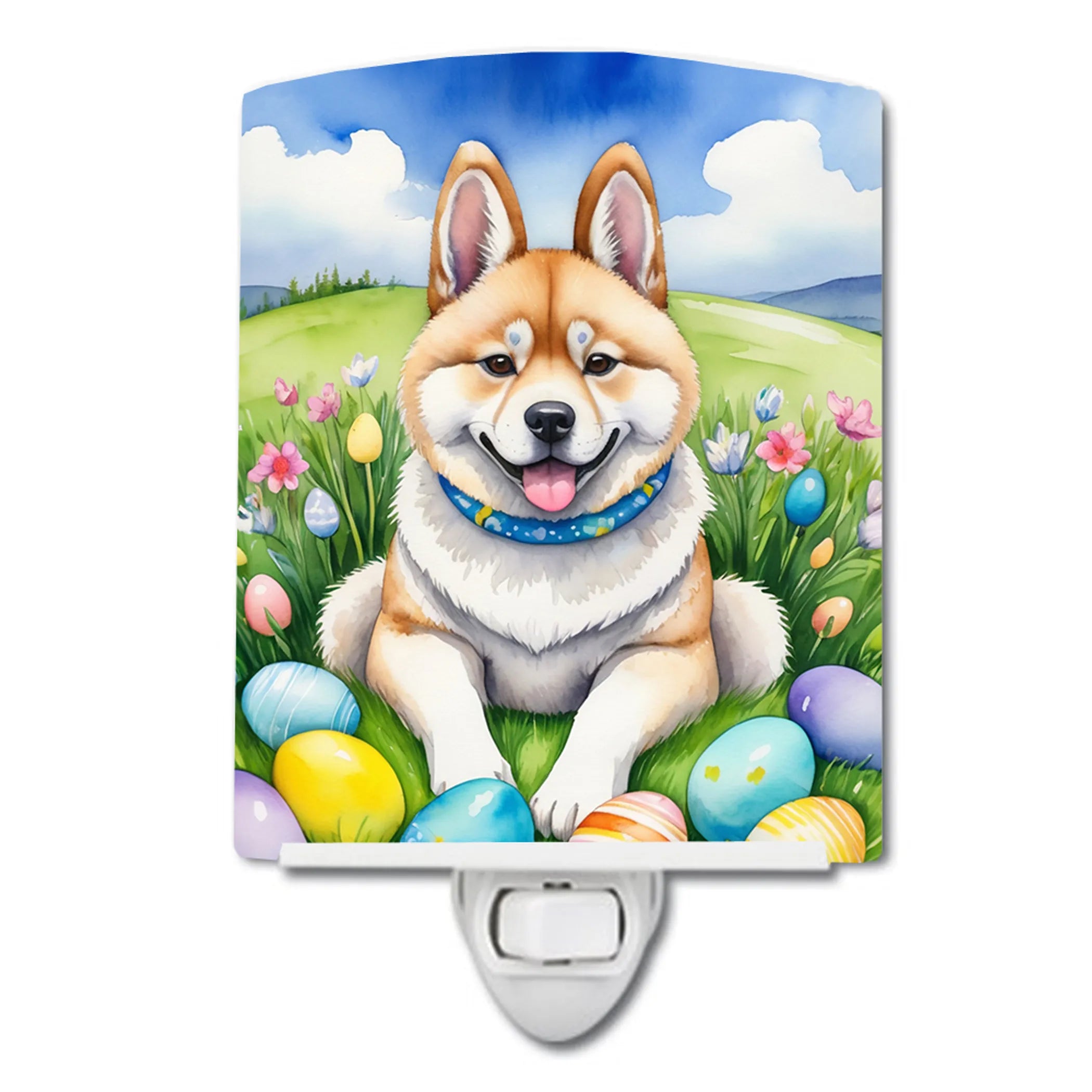 Easter Egg Hunt Ceramic Night Light - Pack Of: 1 | Collection name: Easter egg hunt