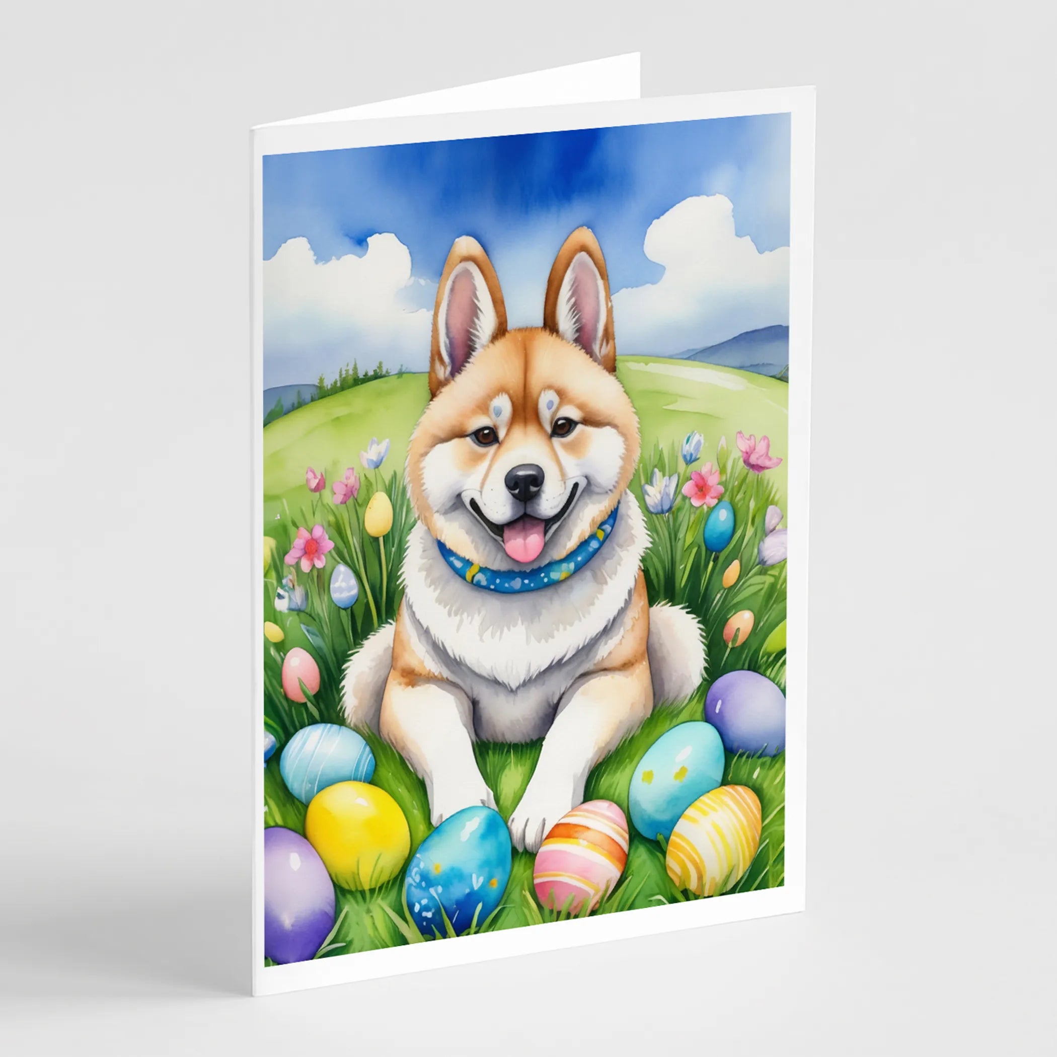 Easter Egg Hunt Greeting Cards  - Size: 5X7 | Pack Of: 8 | Collection name: Easter egg hunt