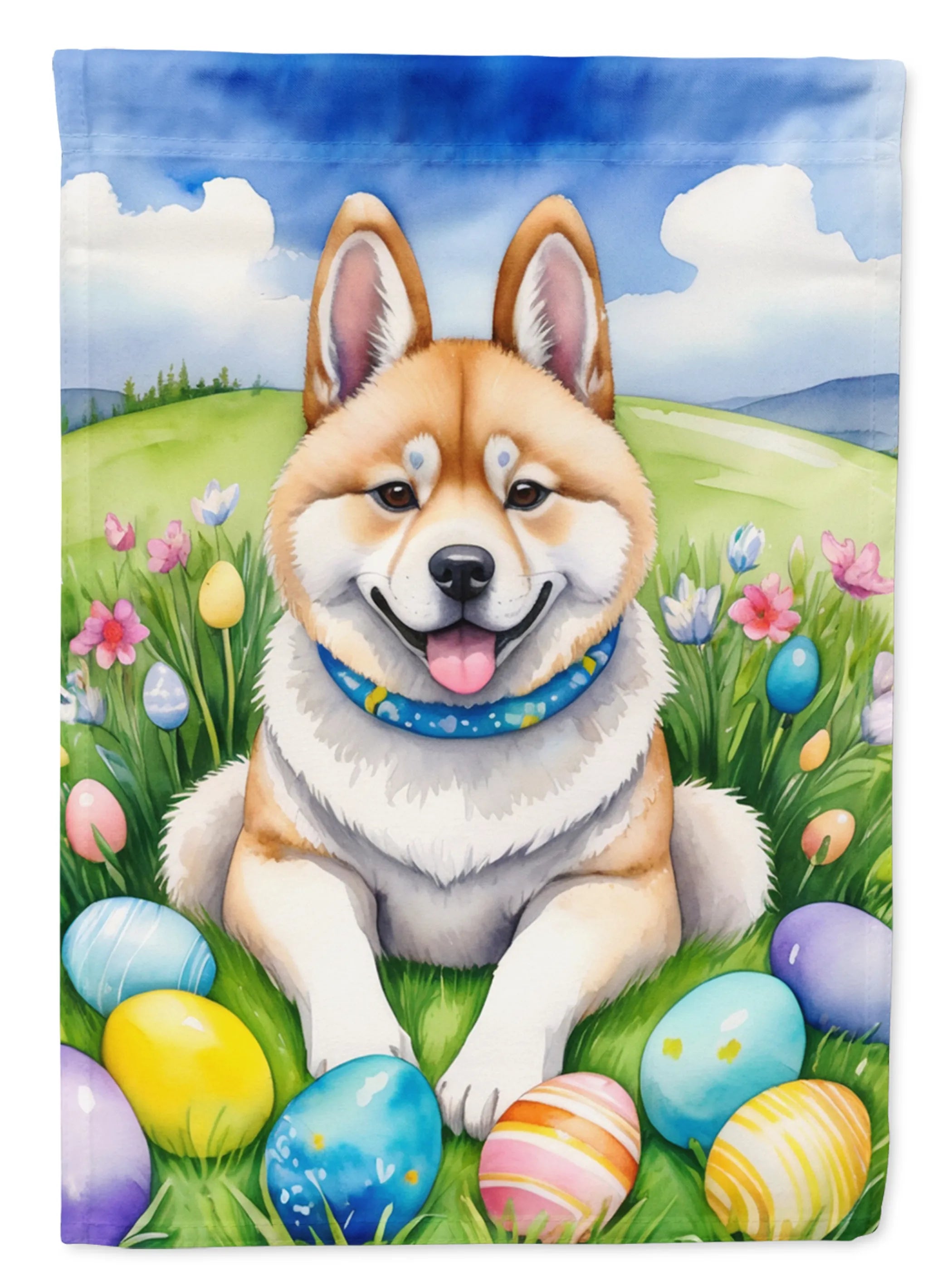 Easter Egg Hunt Decorative Flag - Size: GARDEN SIZE | Pack Of: 1 | Collection name: Easter egg hunt