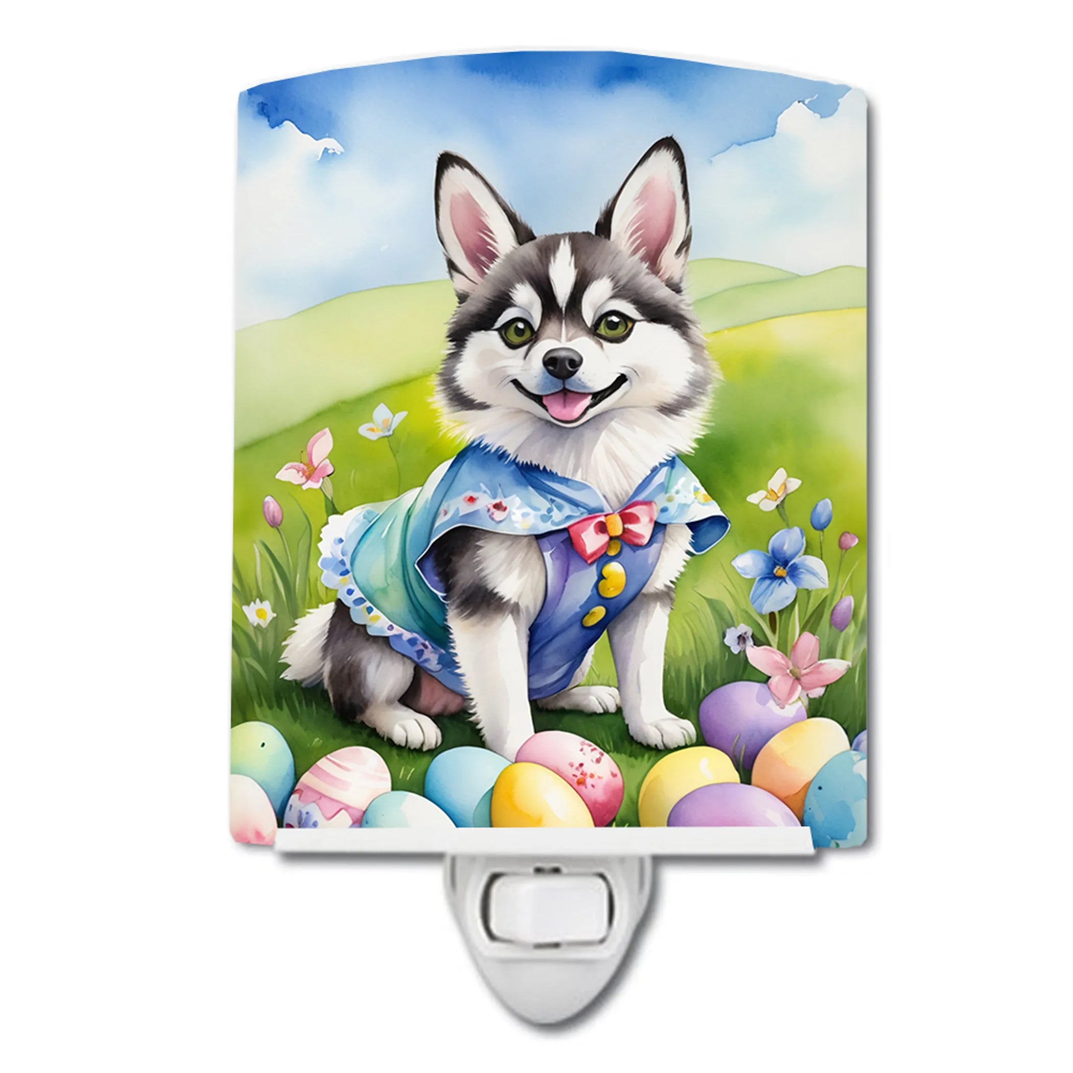 Easter Egg Hunt Ceramic Night Light - Pack Of: 1 | Collection name: Easter egg hunt