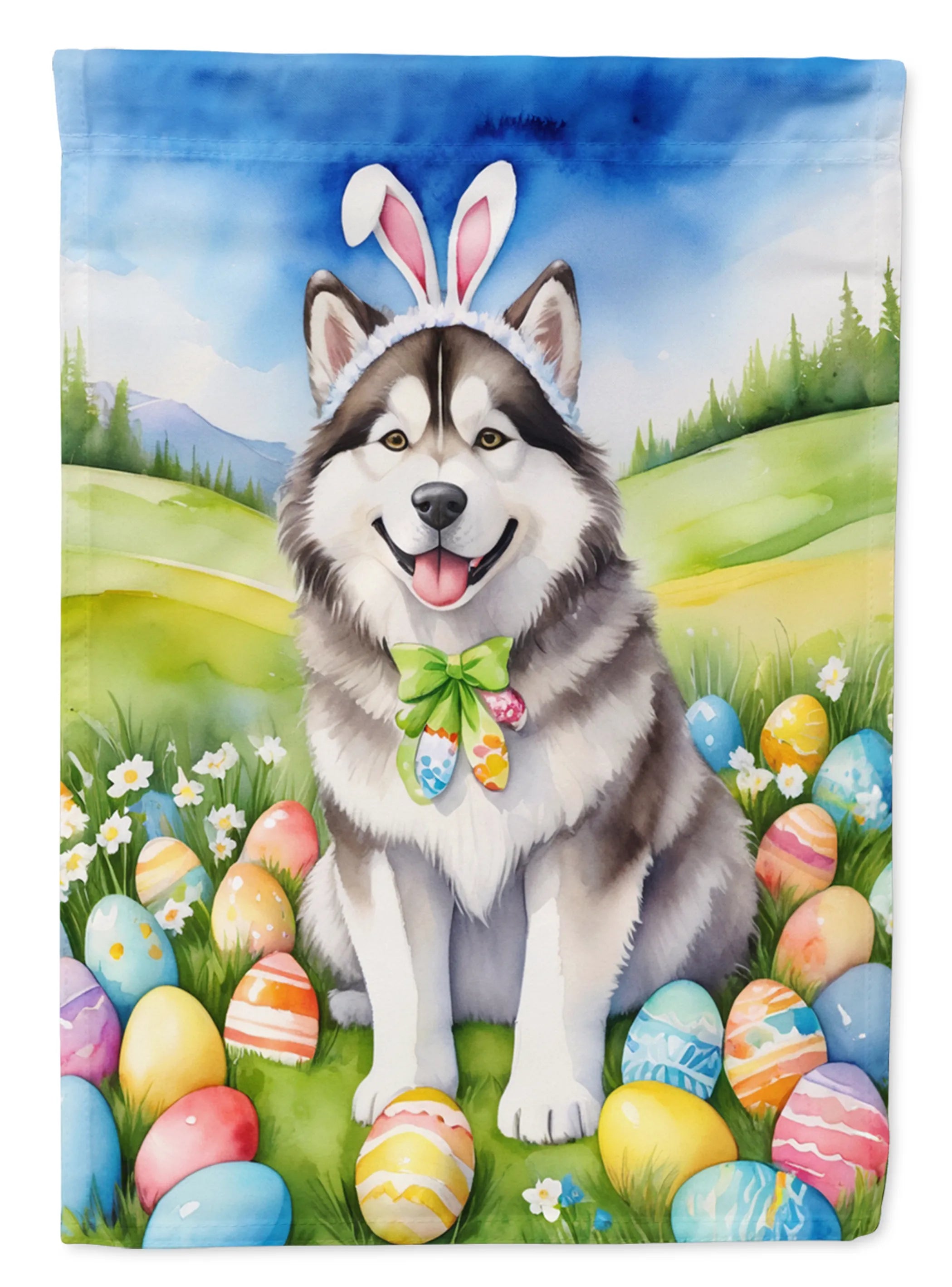 Easter Egg Hunt Decorative Flag - Size: GARDEN SIZE | Pack Of: 1 | Collection name: Easter egg hunt