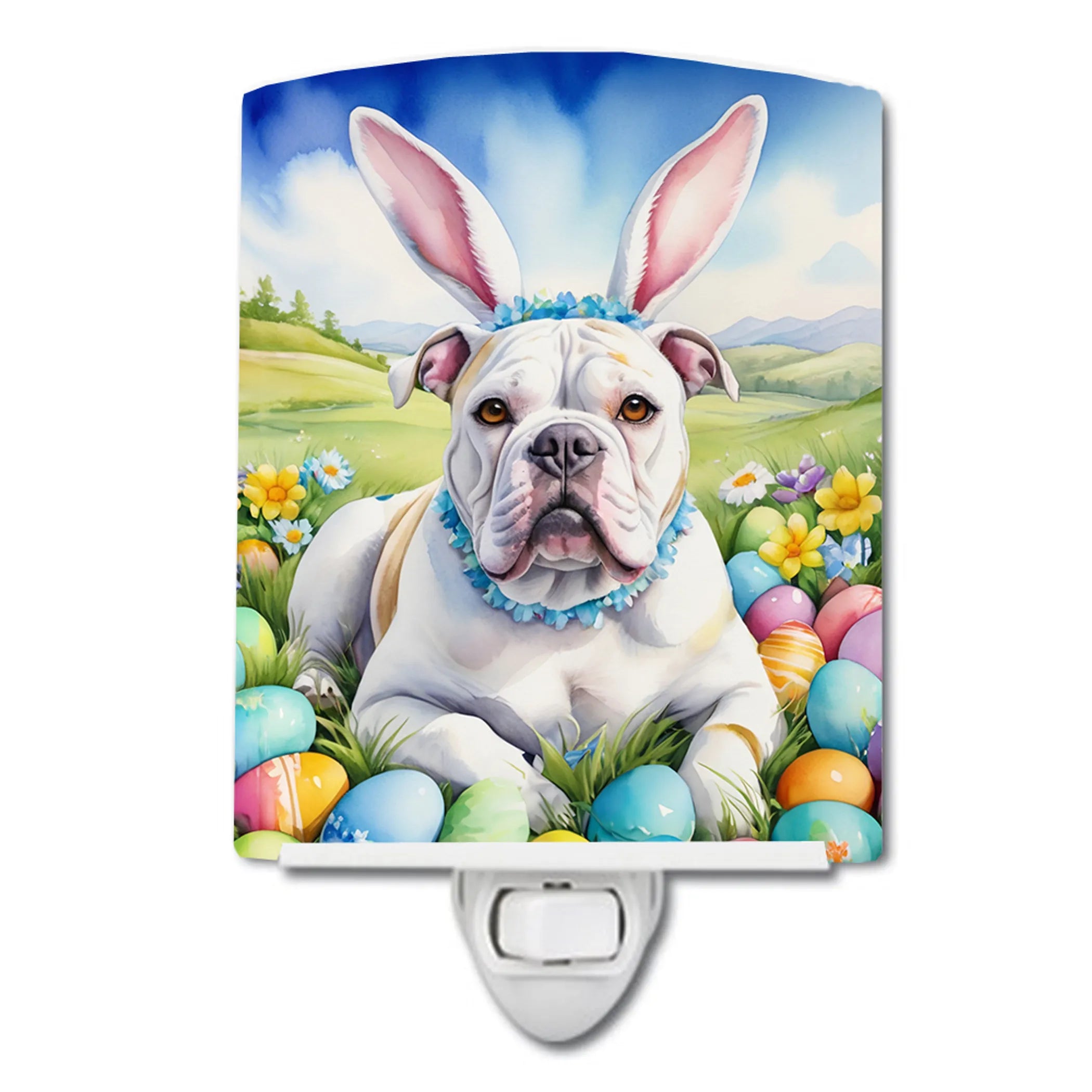 Easter Egg Hunt Ceramic Night Light - Pack Of: 1 | Collection name: Easter egg hunt