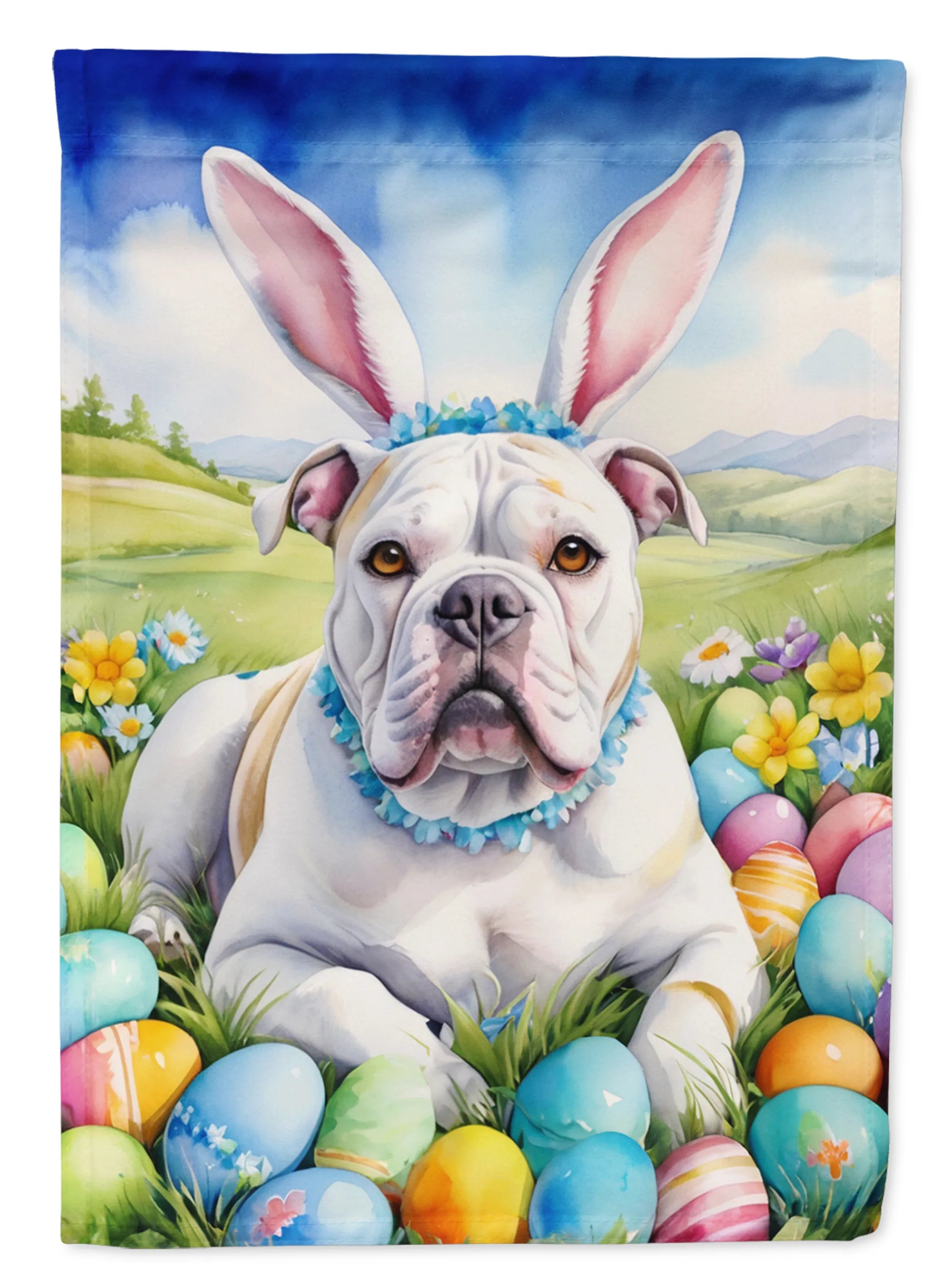 Easter Egg Hunt Decorative Flag - Size: GARDEN SIZE | Pack Of: 1 | Collection name: Easter egg hunt