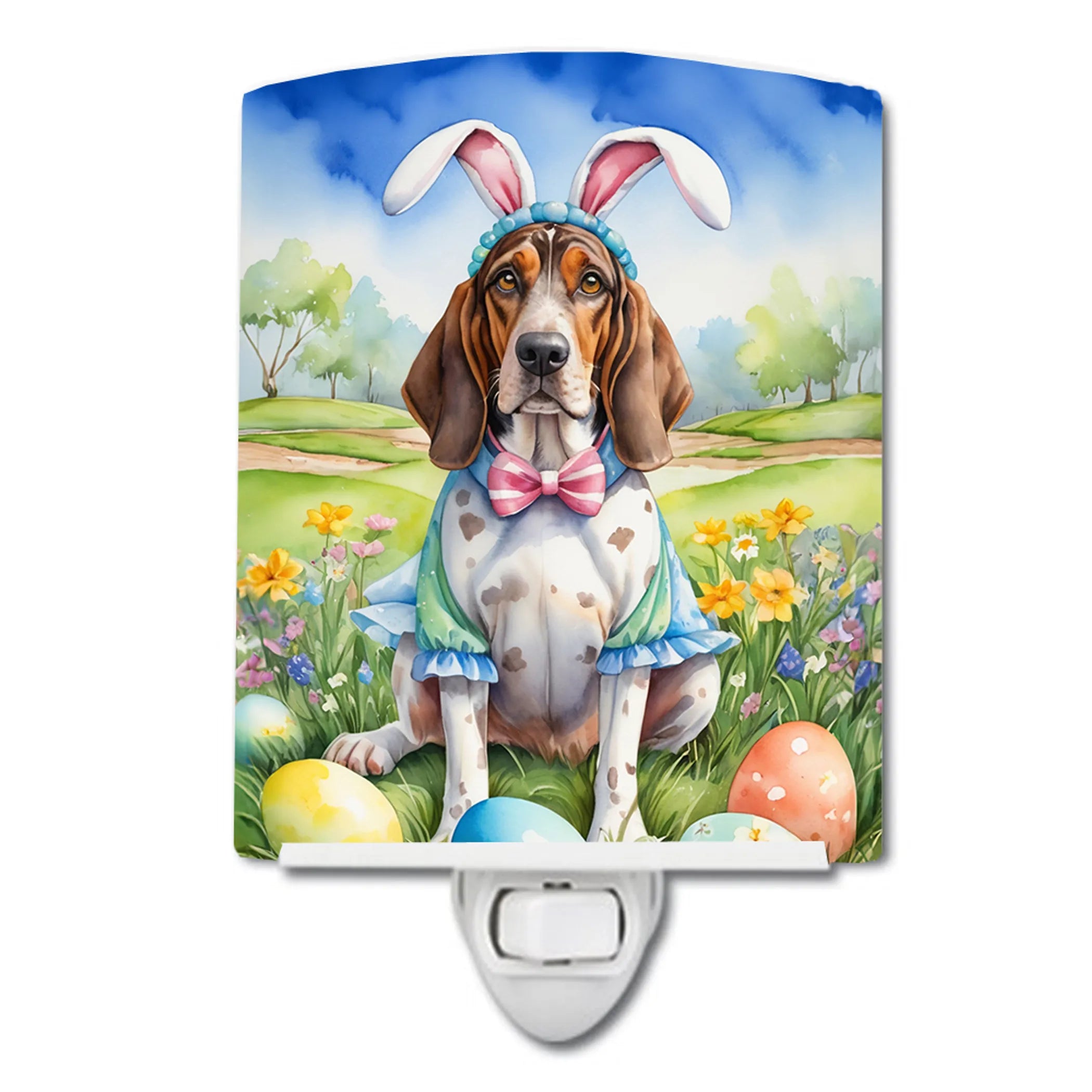 Easter Egg Hunt Ceramic Night Light - Pack Of: 1 | Collection name: Easter egg hunt