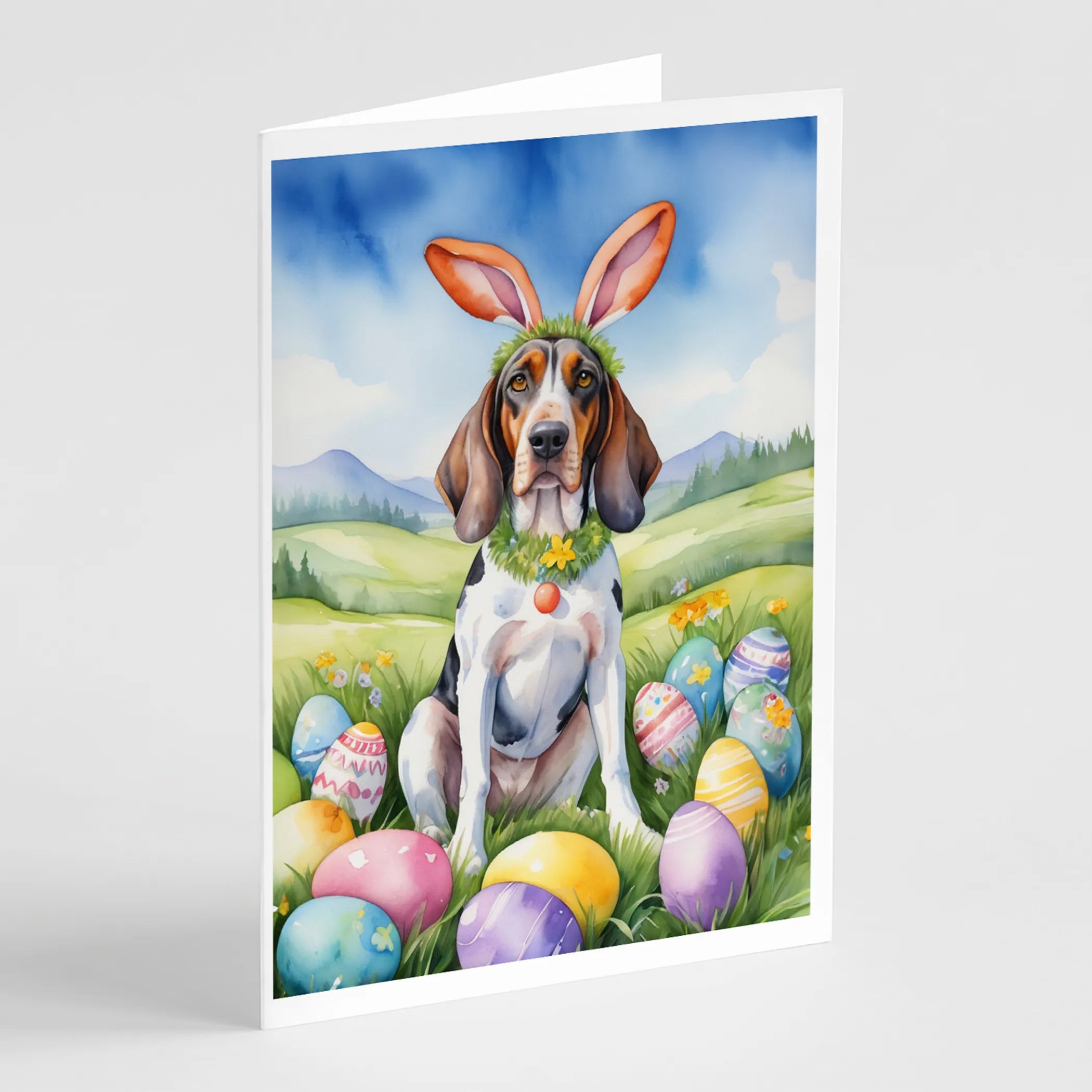 Easter Egg Hunt Greeting Cards  - Size: 5X7 | Pack Of: 8 | Collection name: Easter egg hunt