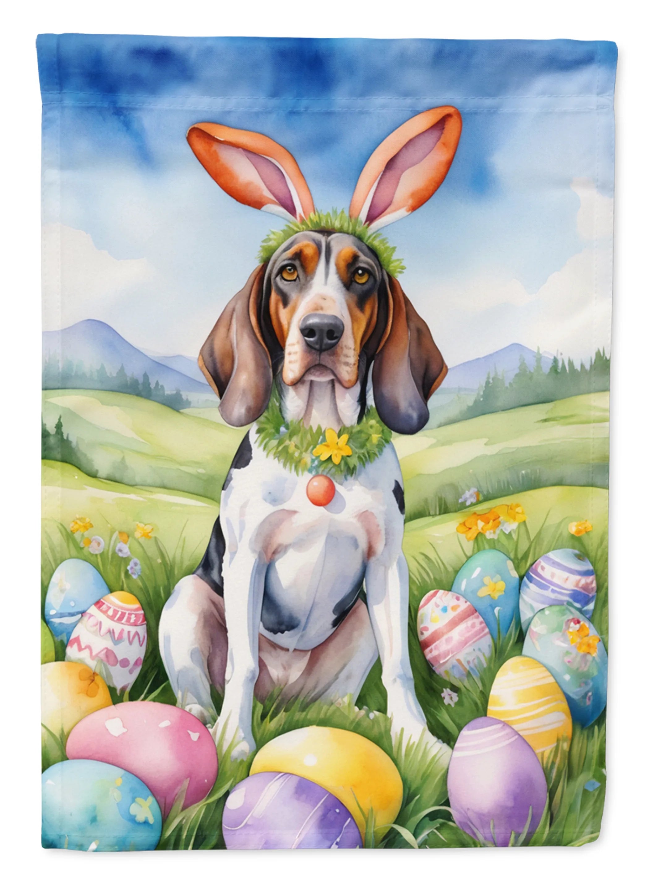 Easter Egg Hunt Decorative Flag - Size: GARDEN SIZE | Pack Of: 1 | Collection name: Easter egg hunt