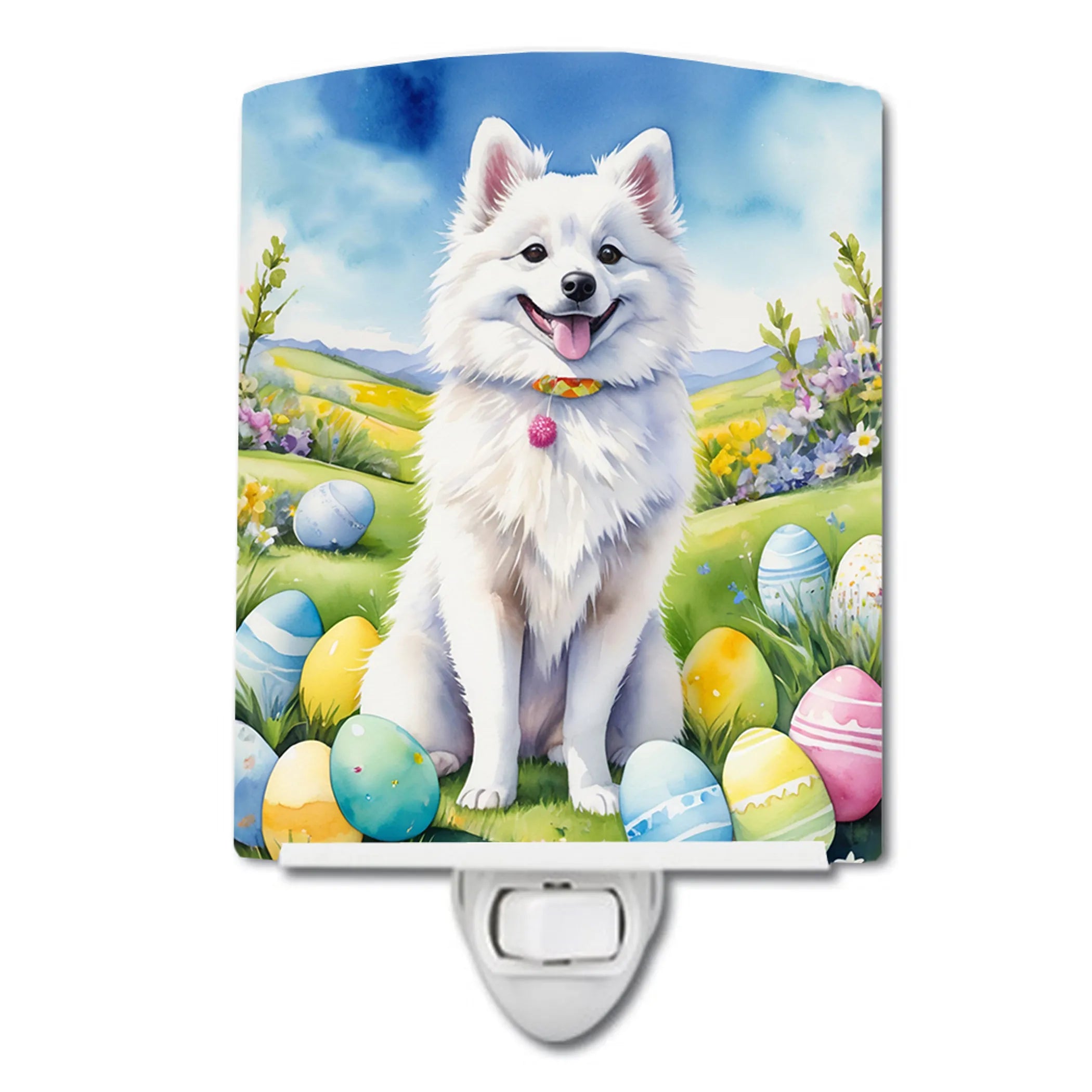Easter Egg Hunt Ceramic Night Light - Pack Of: 1 | Collection name: Easter egg hunt