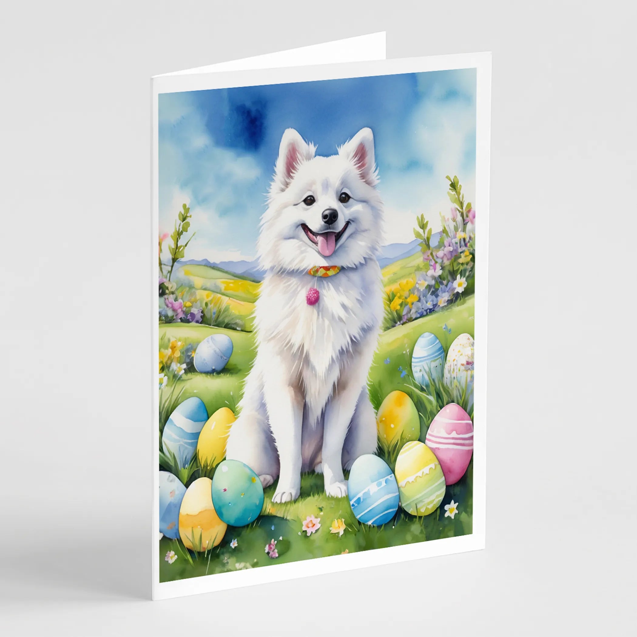 Easter Egg Hunt Greeting Cards  - Size: 5X7 | Pack Of: 8 | Collection name: Easter egg hunt