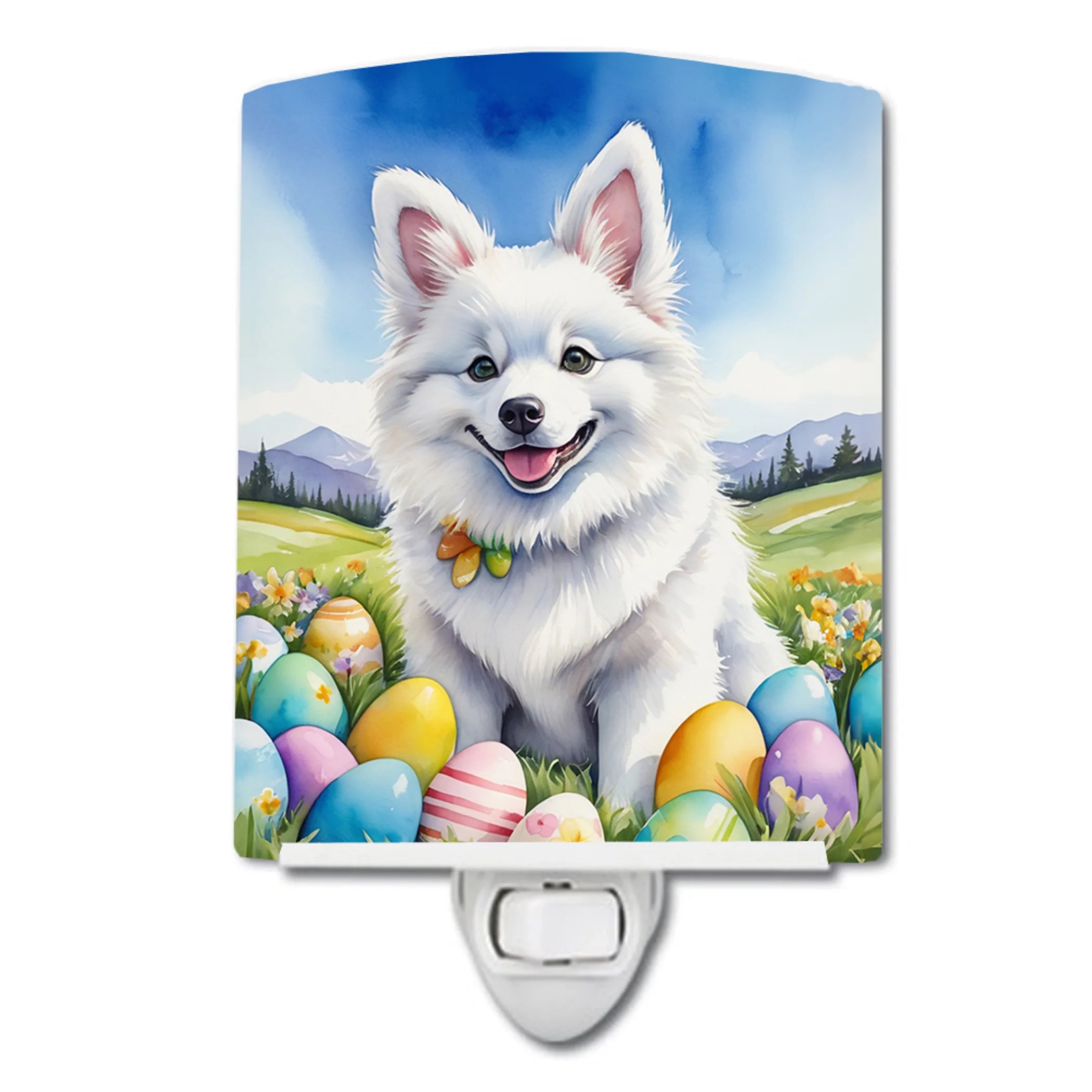 Easter Egg Hunt Ceramic Night Light - Pack Of: 1 | Collection name: Easter egg hunt