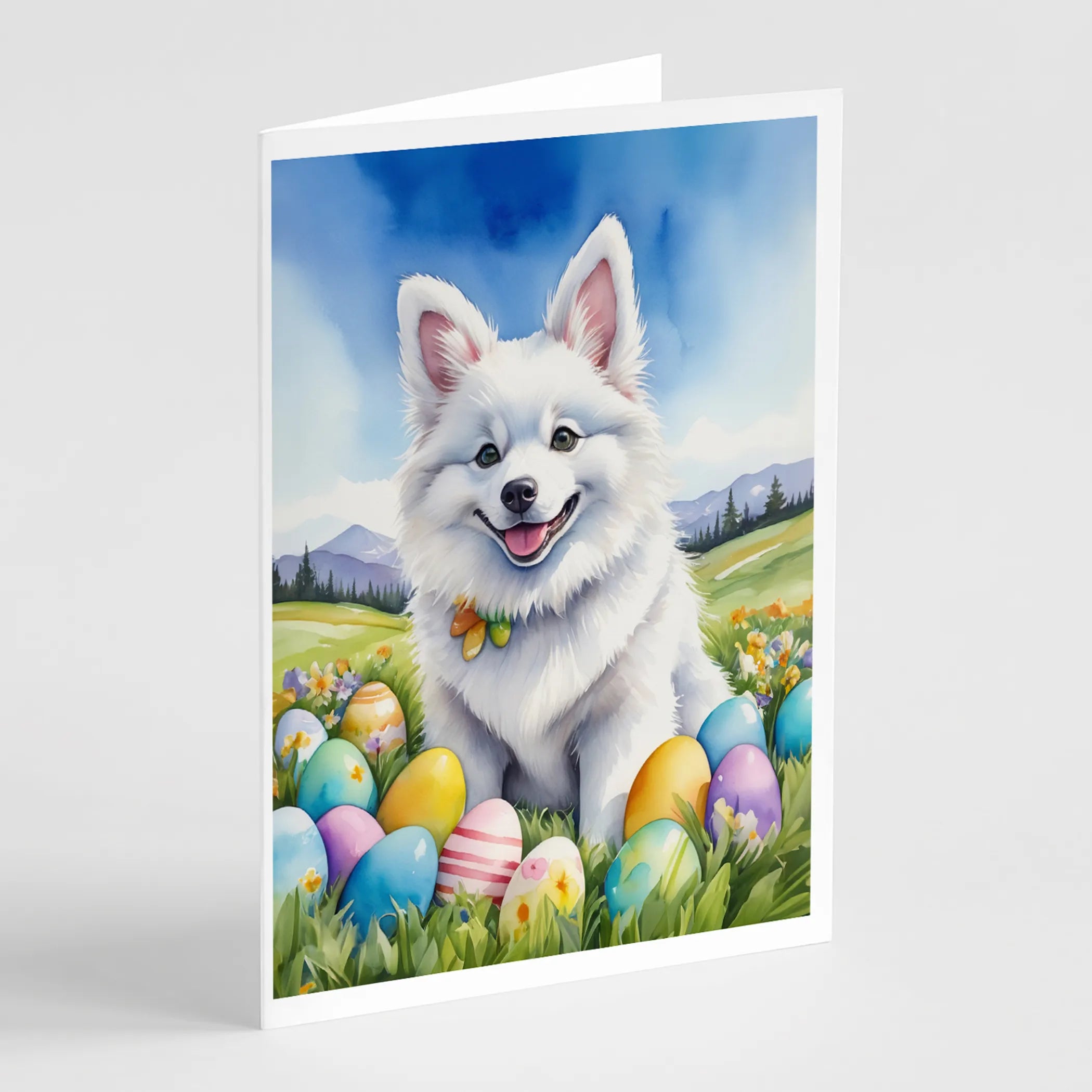 Easter Egg Hunt Greeting Cards  - Size: 5X7 | Pack Of: 8 | Collection name: Easter egg hunt