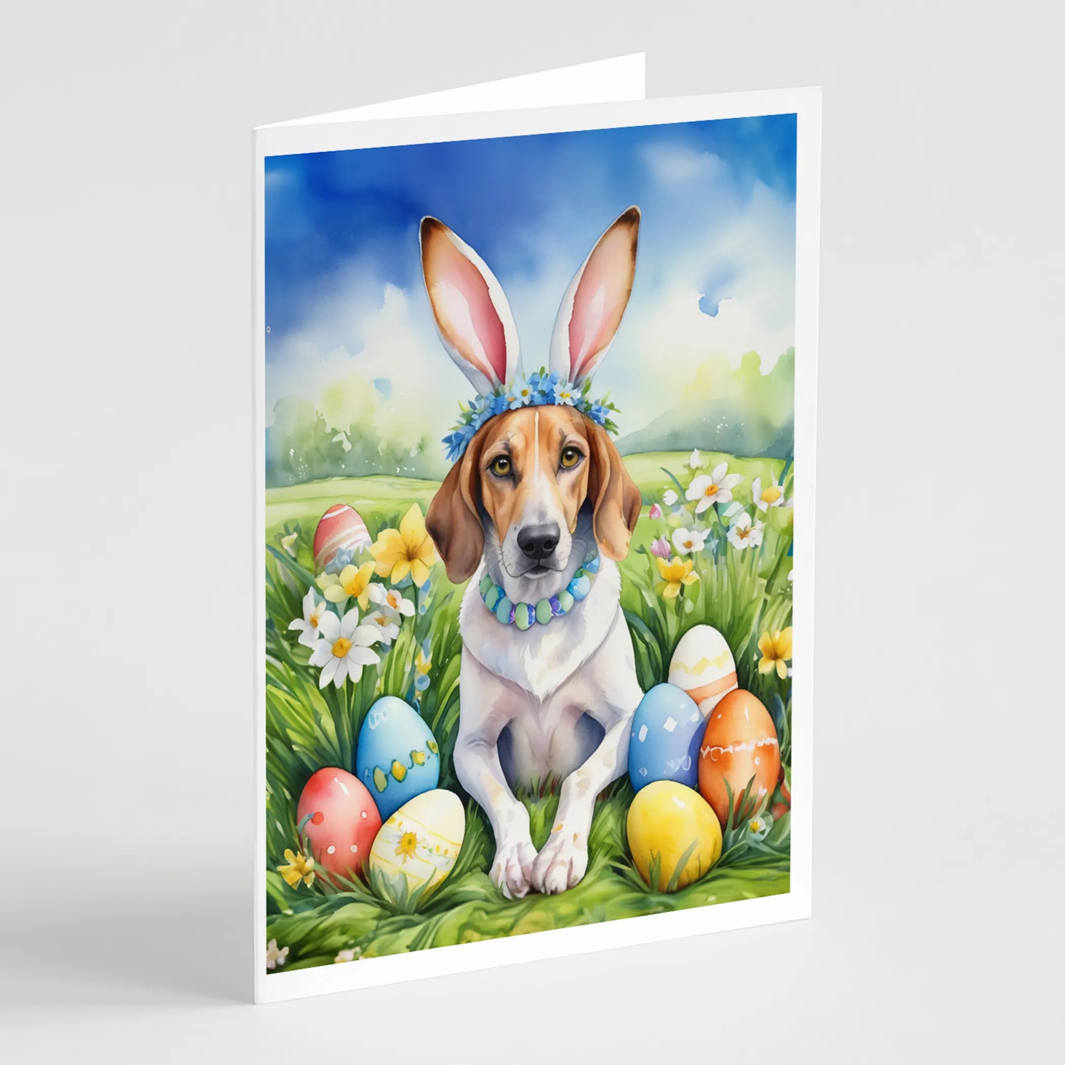 Easter Egg Hunt Greeting Cards  - Size: 5X7 | Pack Of: 8 | Collection name: Easter egg hunt