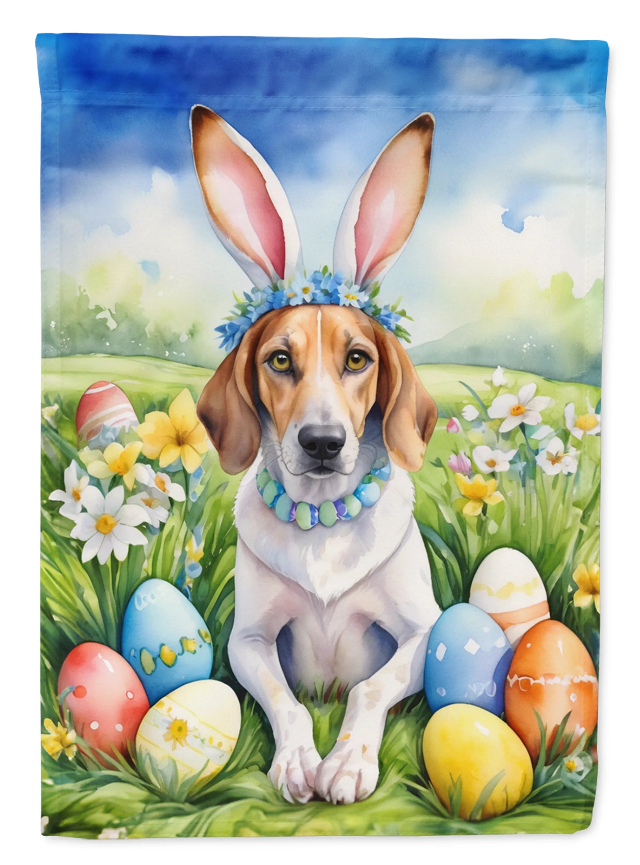 Easter Egg Hunt Decorative Flag - Size: GARDEN SIZE | Pack Of: 1 | Collection name: Easter egg hunt