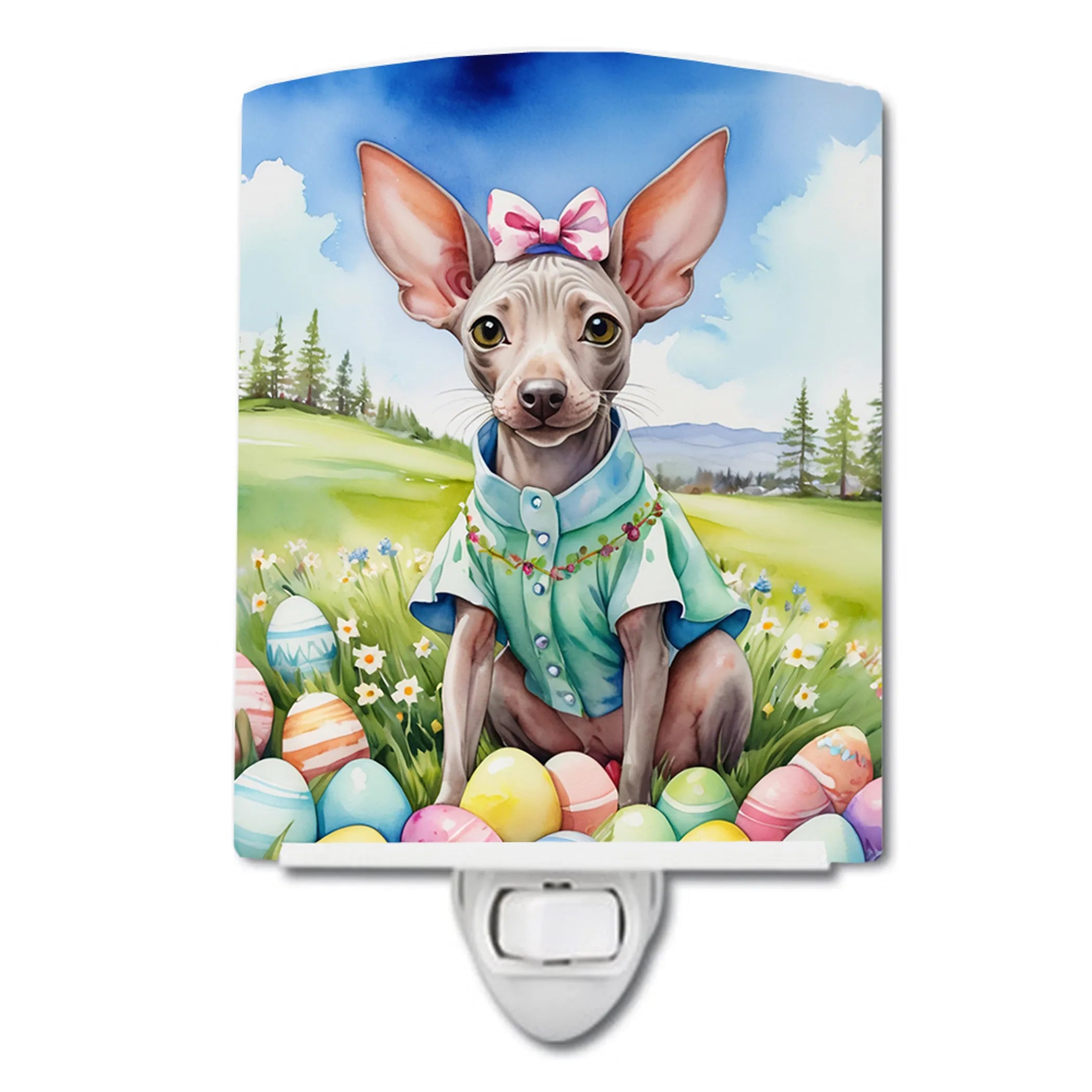 Easter Egg Hunt Ceramic Night Light - Pack Of: 1 | Collection name: Easter egg hunt