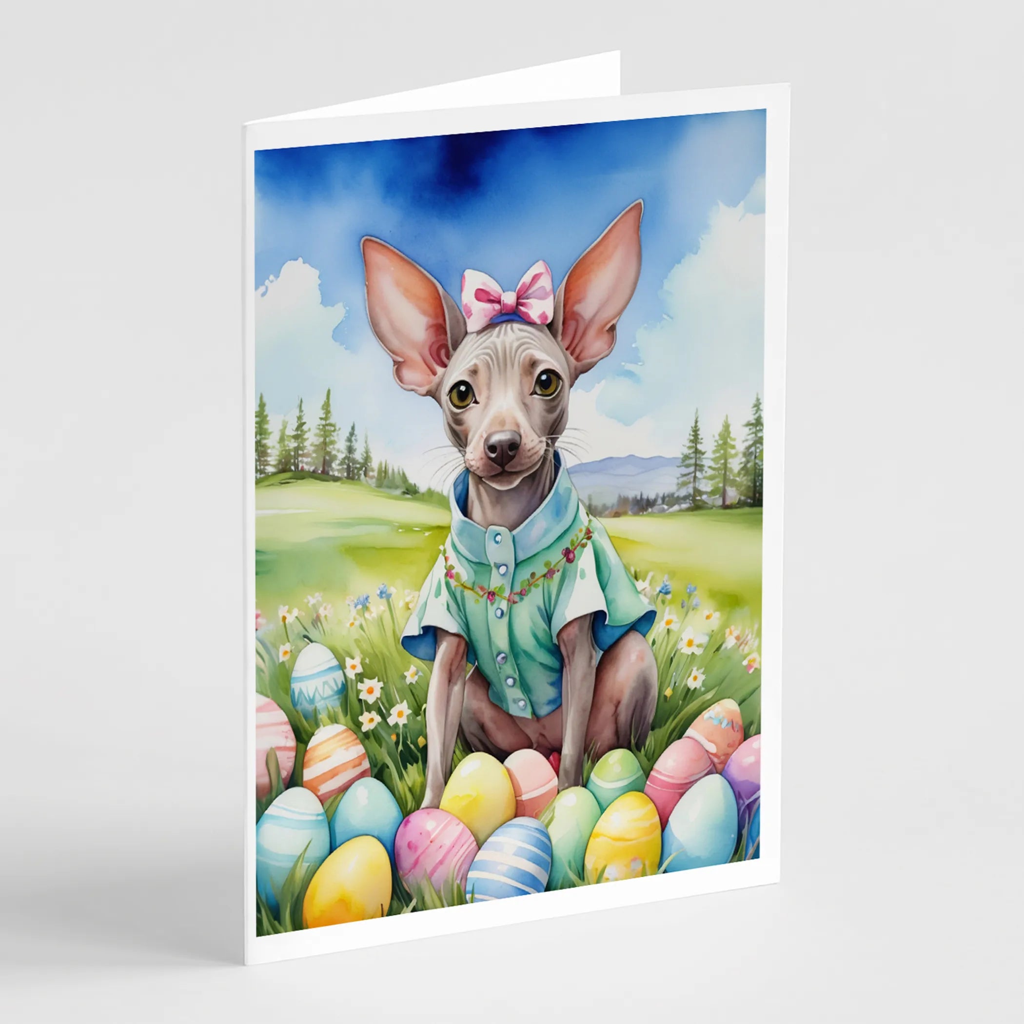 Easter Egg Hunt Greeting Cards  - Size: 5X7 | Pack Of: 8 | Collection name: Easter egg hunt