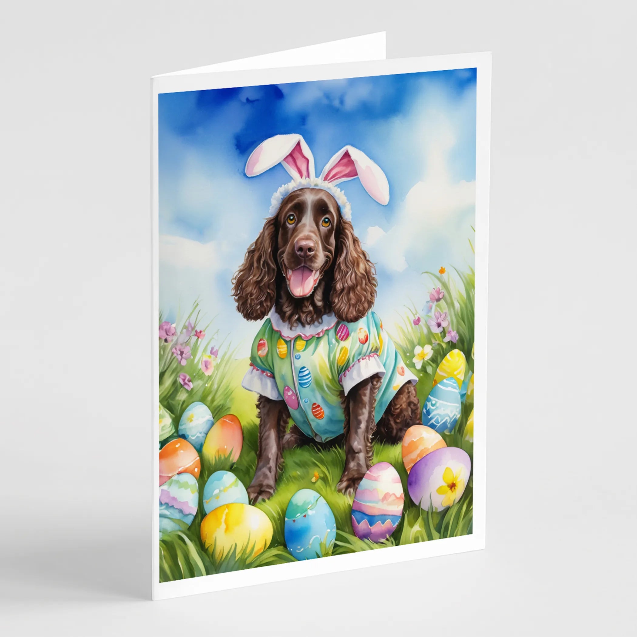 Easter Egg Hunt Greeting Cards  - Size: 5X7 | Pack Of: 8 | Collection name: Easter egg hunt