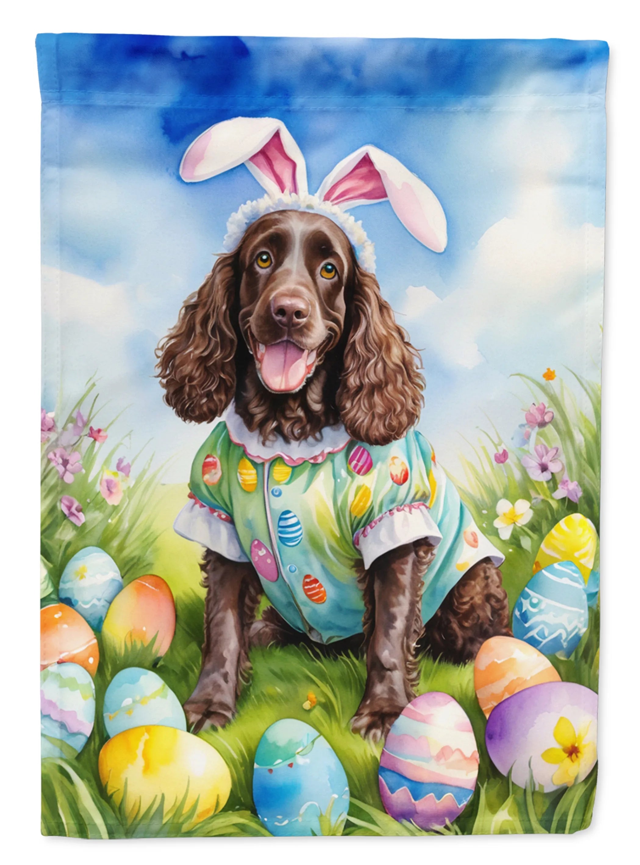 Easter Egg Hunt Decorative Flag - Size: GARDEN SIZE | Pack Of: 1 | Collection name: Easter egg hunt