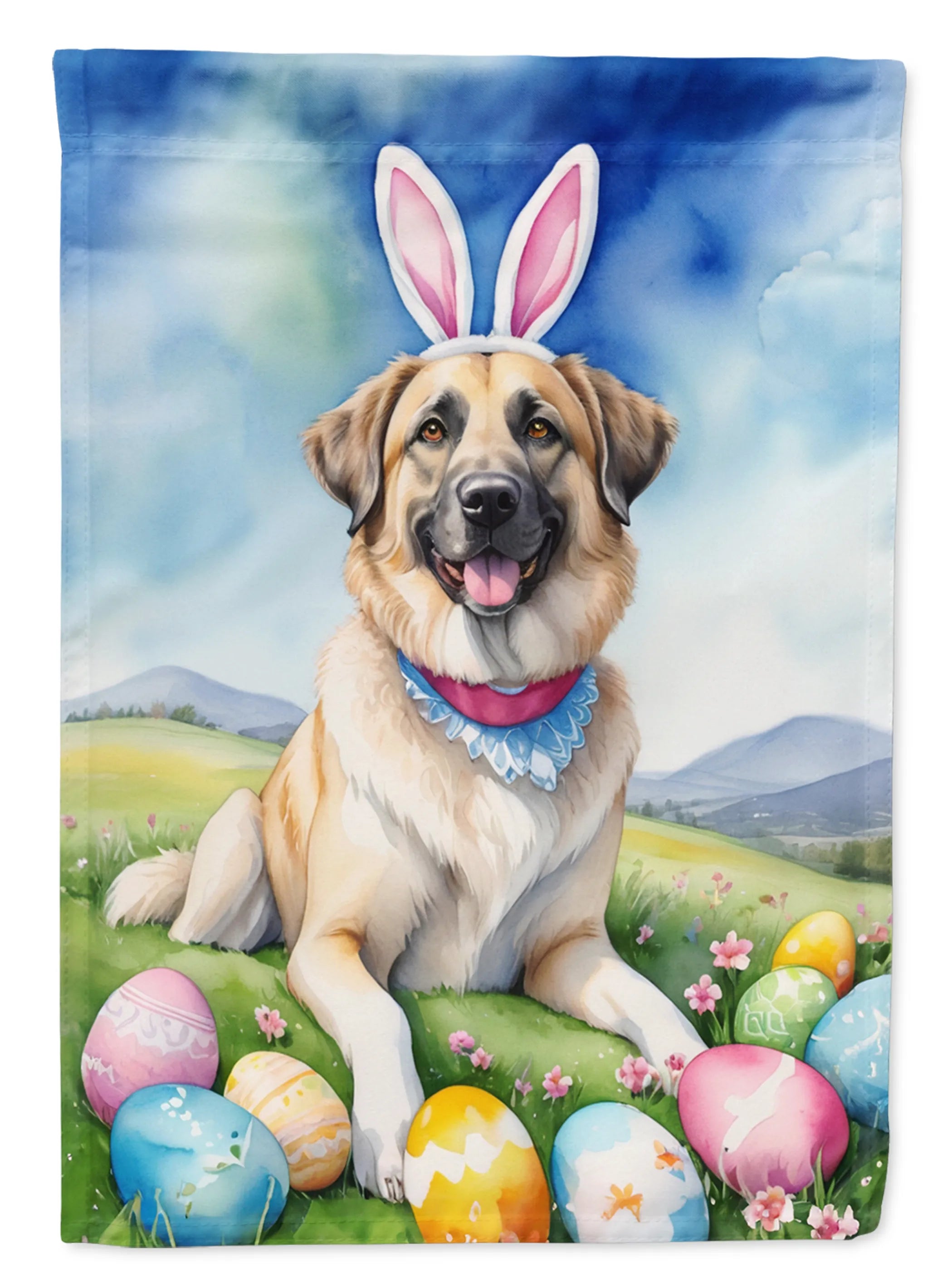 Easter Egg Hunt Decorative Flag - Size: GARDEN SIZE | Pack Of: 1 | Collection name: Easter egg hunt