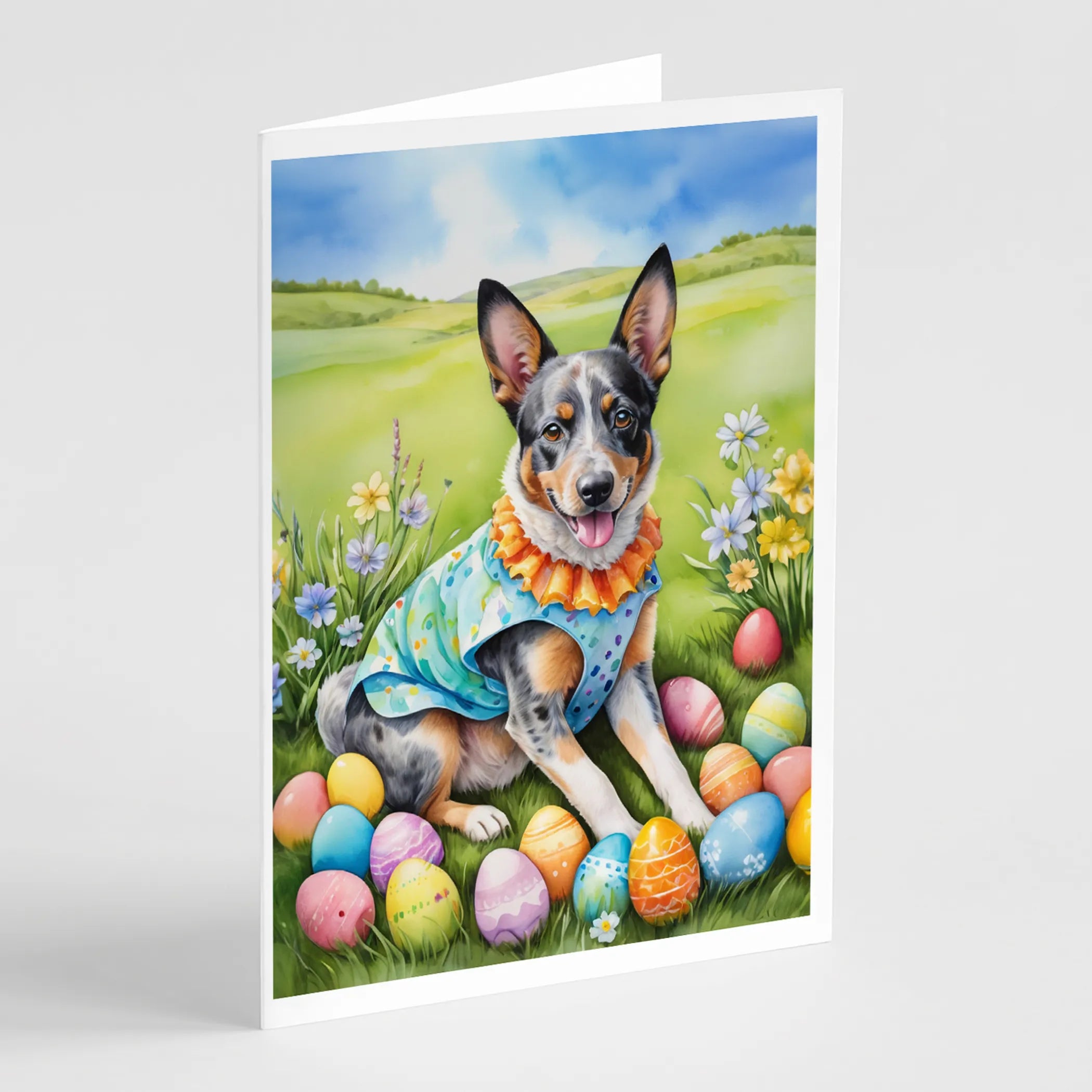 Easter Egg Hunt Greeting Cards  - Size: 5X7 | Pack Of: 8 | Collection name: Easter egg hunt