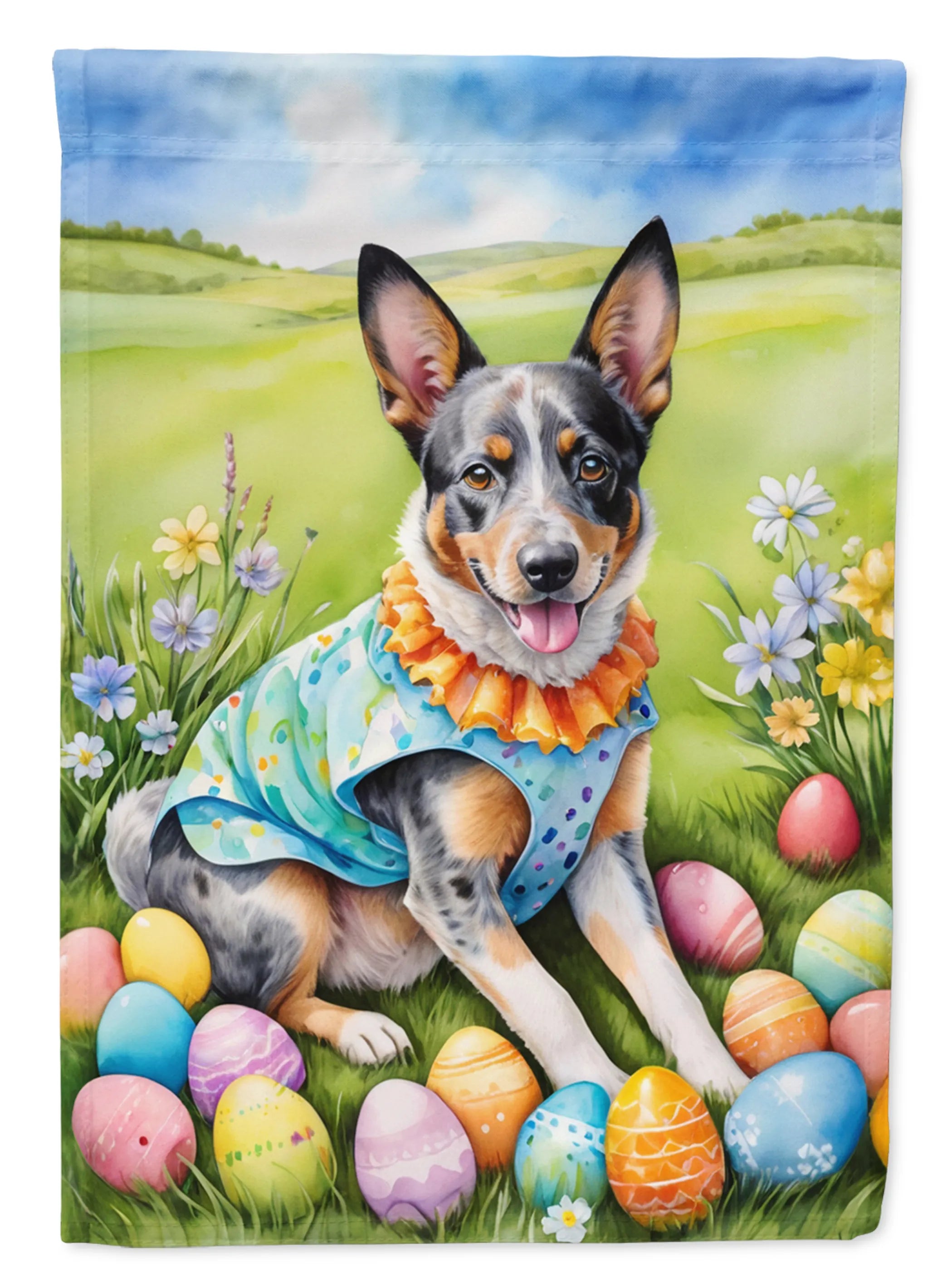 Easter Egg Hunt Decorative Flag - Size: GARDEN SIZE | Pack Of: 1 | Collection name: Easter egg hunt