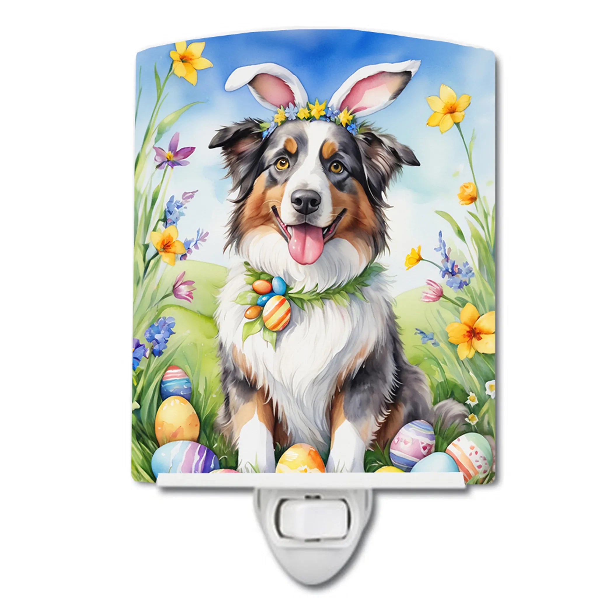 Easter Egg Hunt Ceramic Night Light - Pack Of: 1 | Collection name: Easter egg hunt