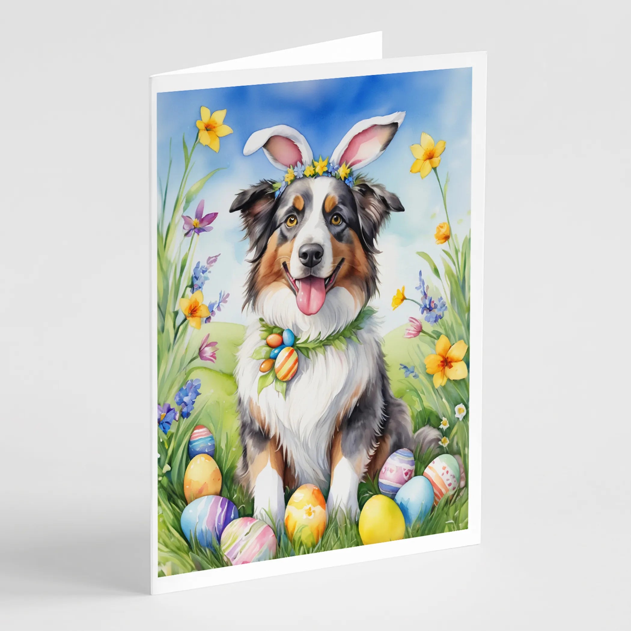 Easter Egg Hunt Greeting Cards  - Size: 5X7 | Pack Of: 8 | Collection name: Easter egg hunt