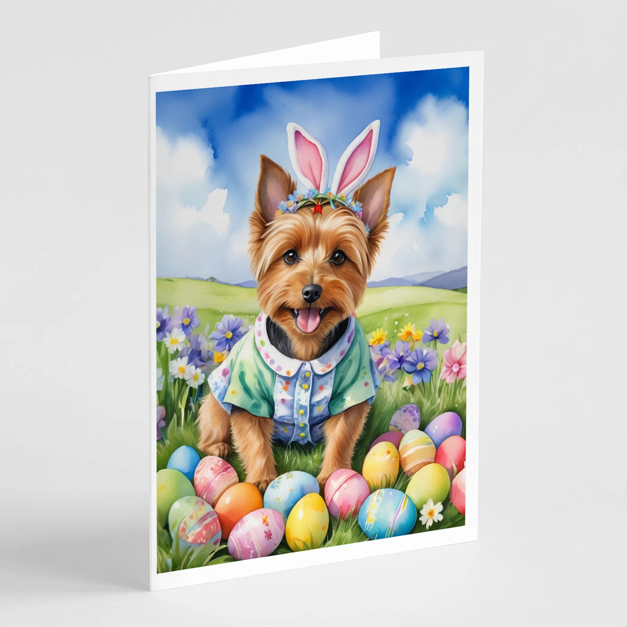 Easter Egg Hunt Greeting Cards  - Size: 5X7 | Pack Of: 8 | Collection name: Easter egg hunt