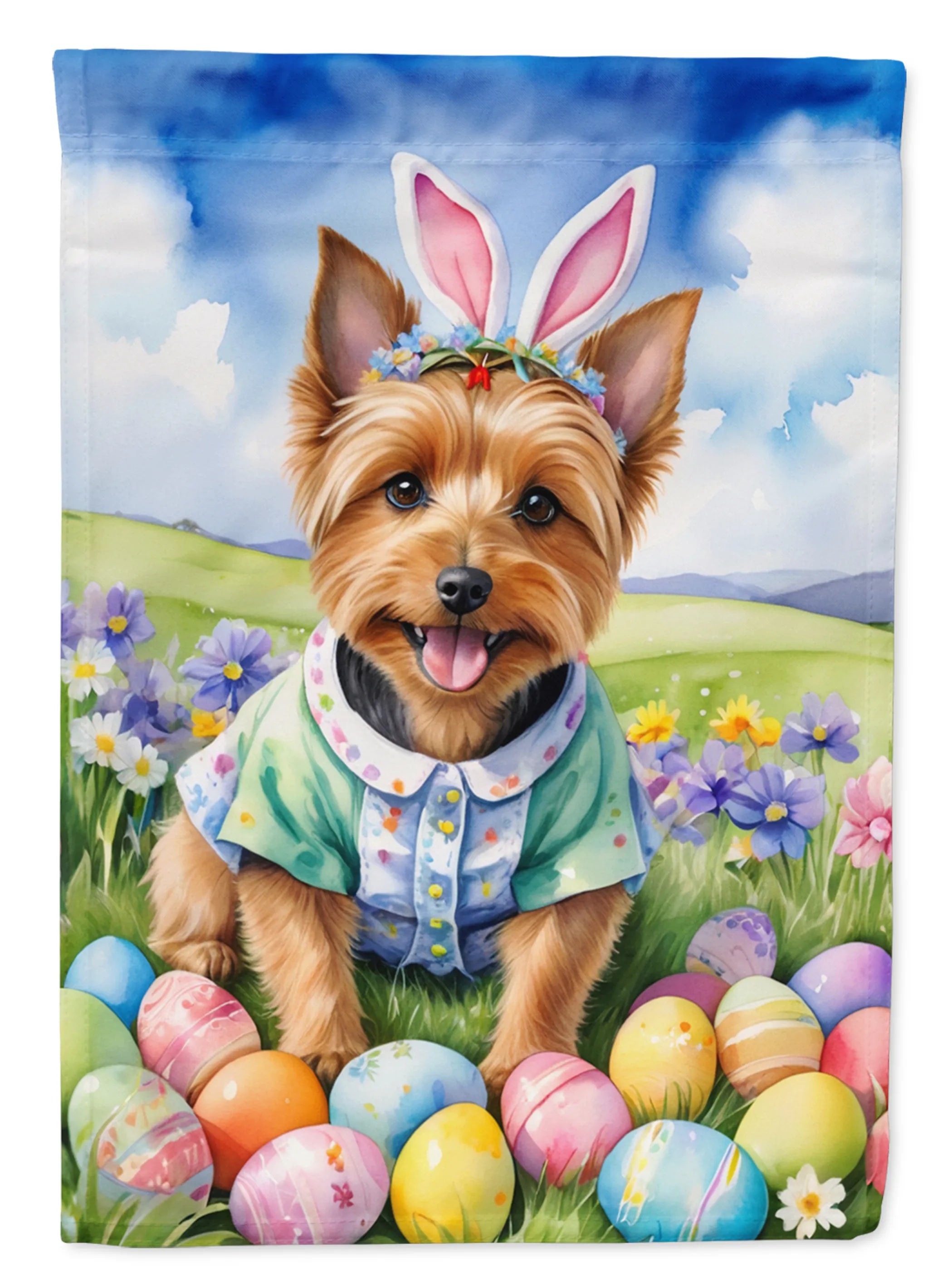Easter Egg Hunt Decorative Flag - Size: GARDEN SIZE | Pack Of: 1 | Collection name: Easter egg hunt