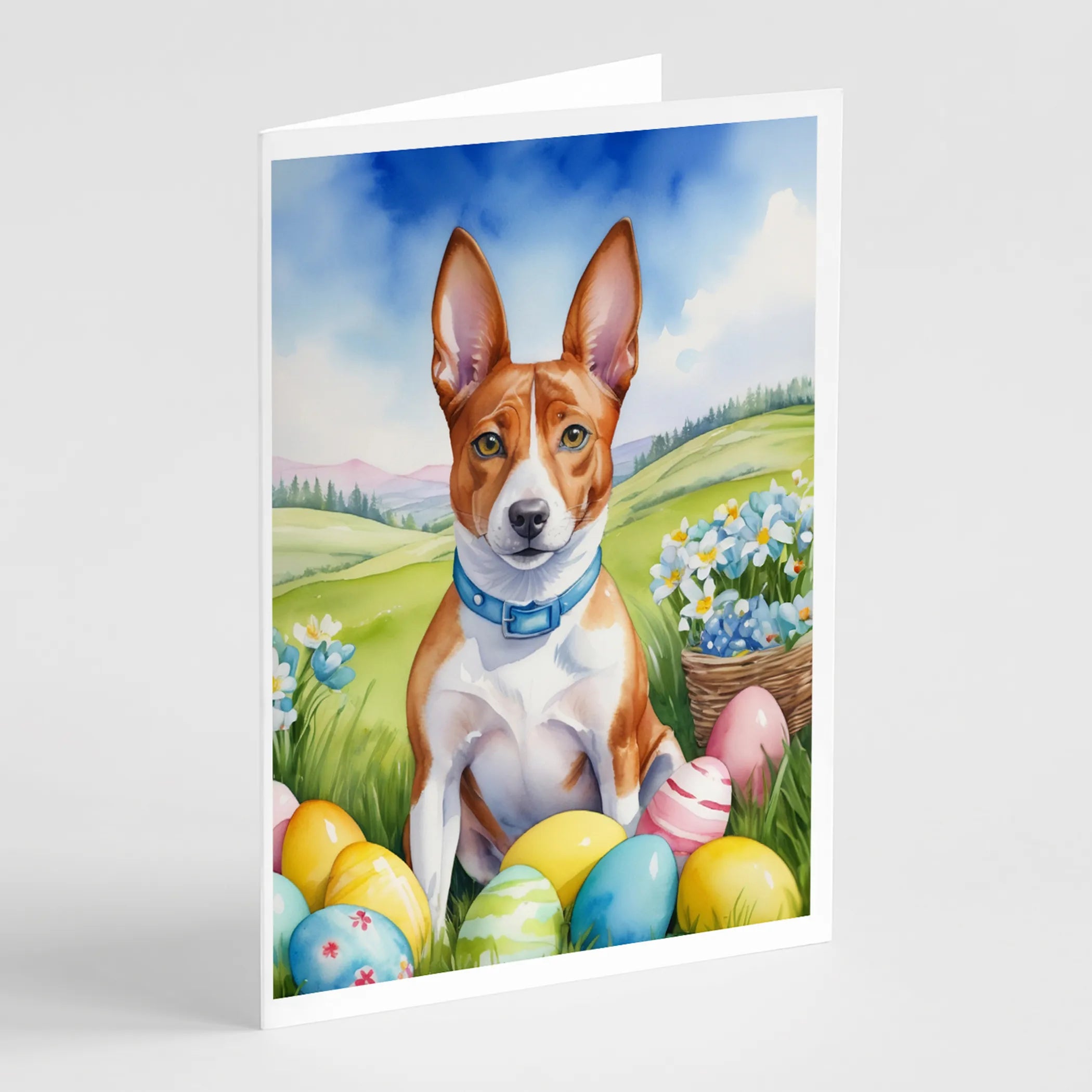 Easter Egg Hunt Greeting Cards  - Size: 5X7 | Pack Of: 8 | Collection name: Easter egg hunt