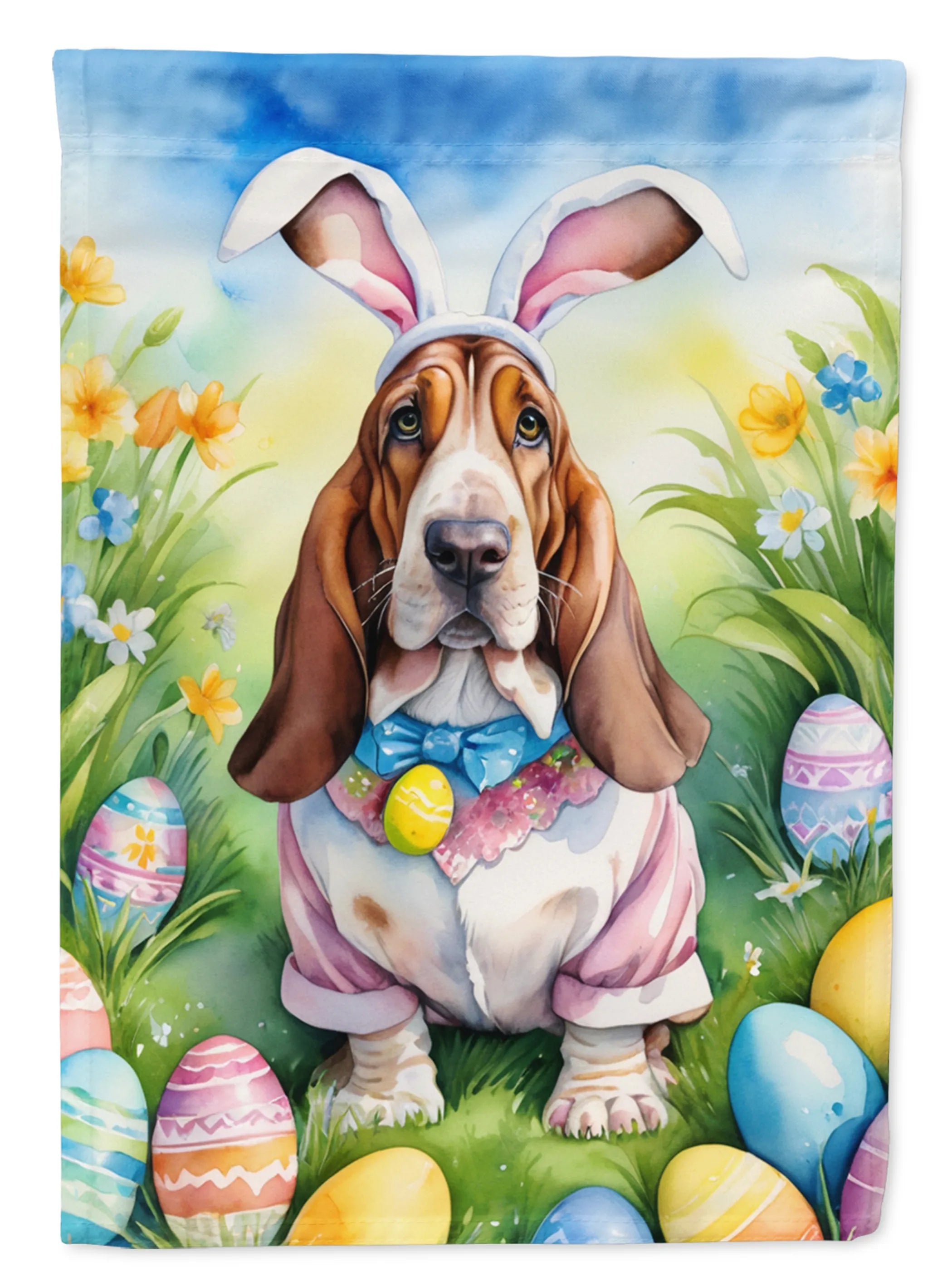 Easter Egg Hunt Decorative Flag - Size: GARDEN SIZE | Pack Of: 1 | Collection name: Easter egg hunt