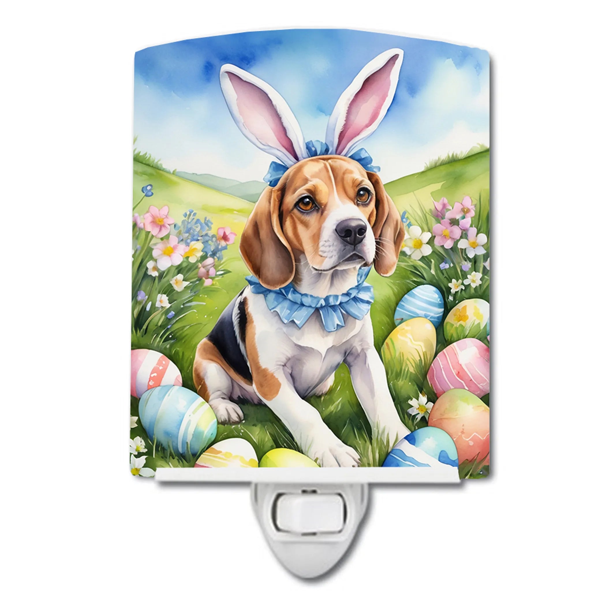 Easter Egg Hunt Ceramic Night Light - Pack Of: 1 | Collection name: Easter egg hunt