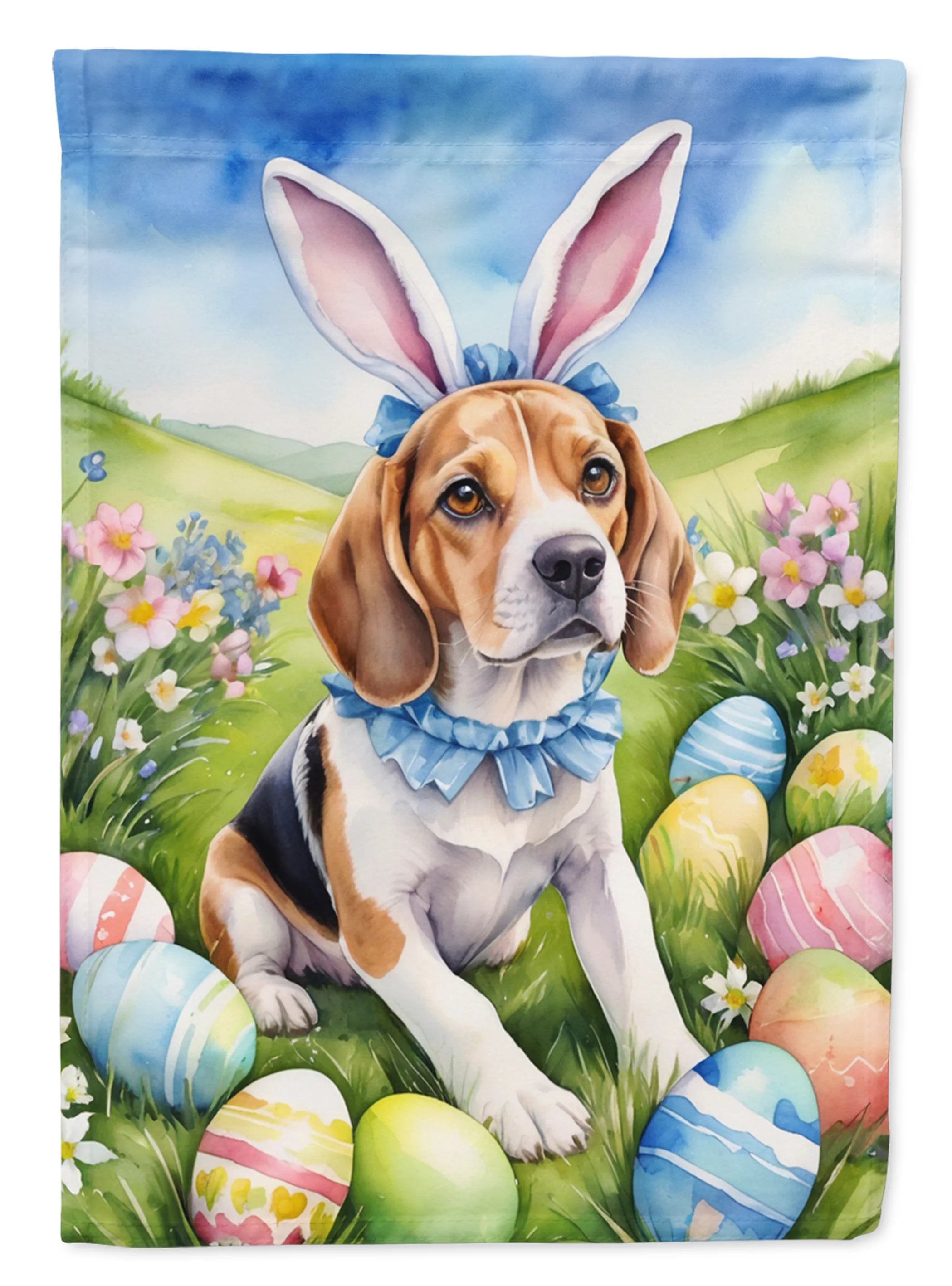 Easter Egg Hunt Decorative Flag - Size: GARDEN SIZE | Pack Of: 1 | Collection name: Easter egg hunt