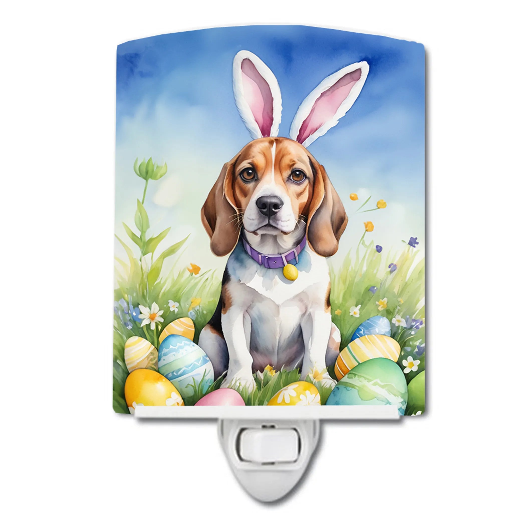 Easter Egg Hunt Ceramic Night Light - Pack Of: 1 | Collection name: Easter egg hunt
