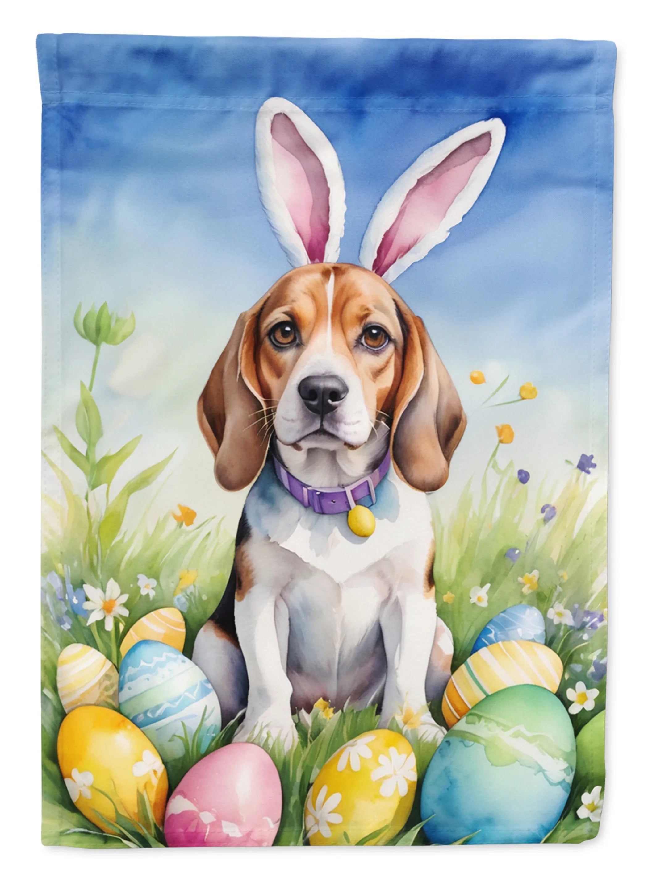 Easter Egg Hunt Decorative Flag - Size: GARDEN SIZE | Pack Of: 1 | Collection name: Easter egg hunt