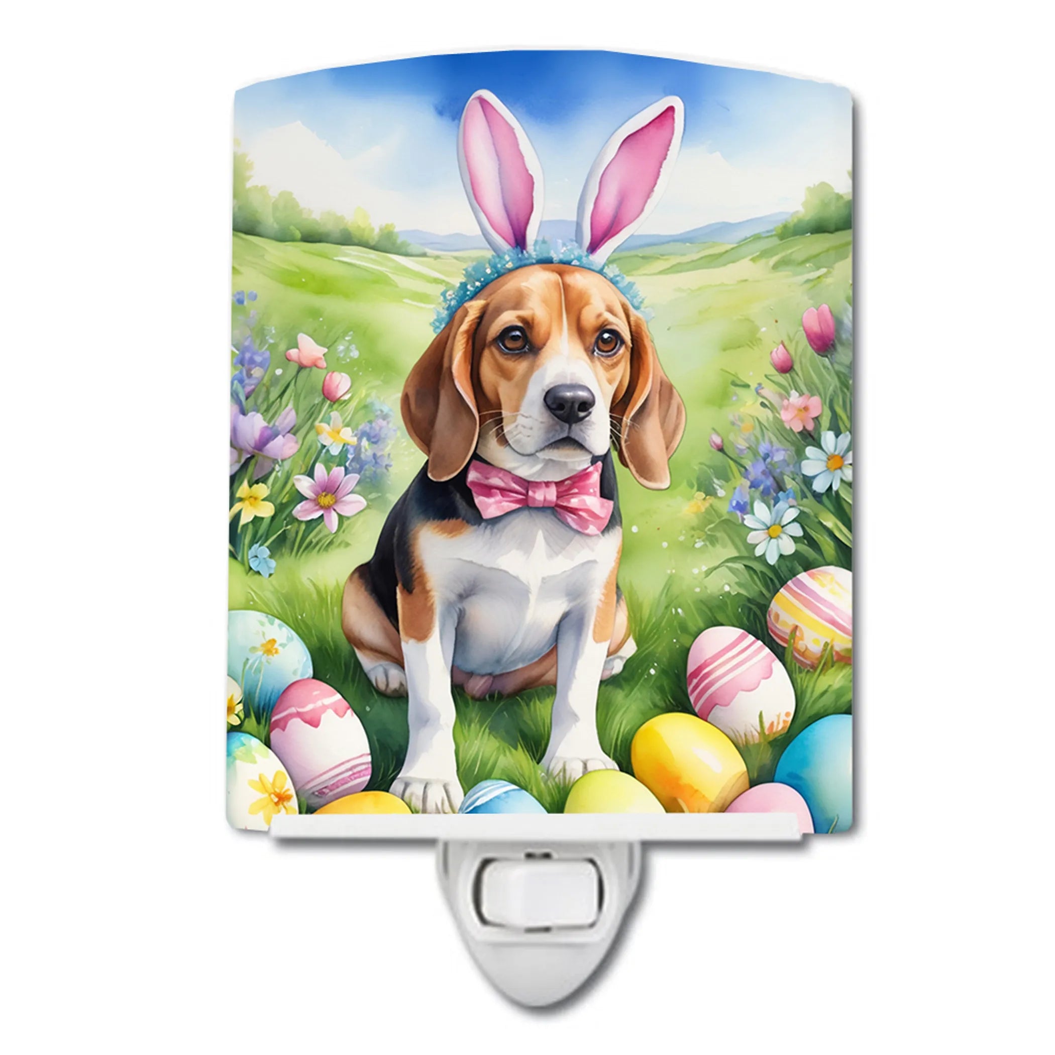 Easter Egg Hunt Ceramic Night Light - Pack Of: 1 | Collection name: Easter egg hunt