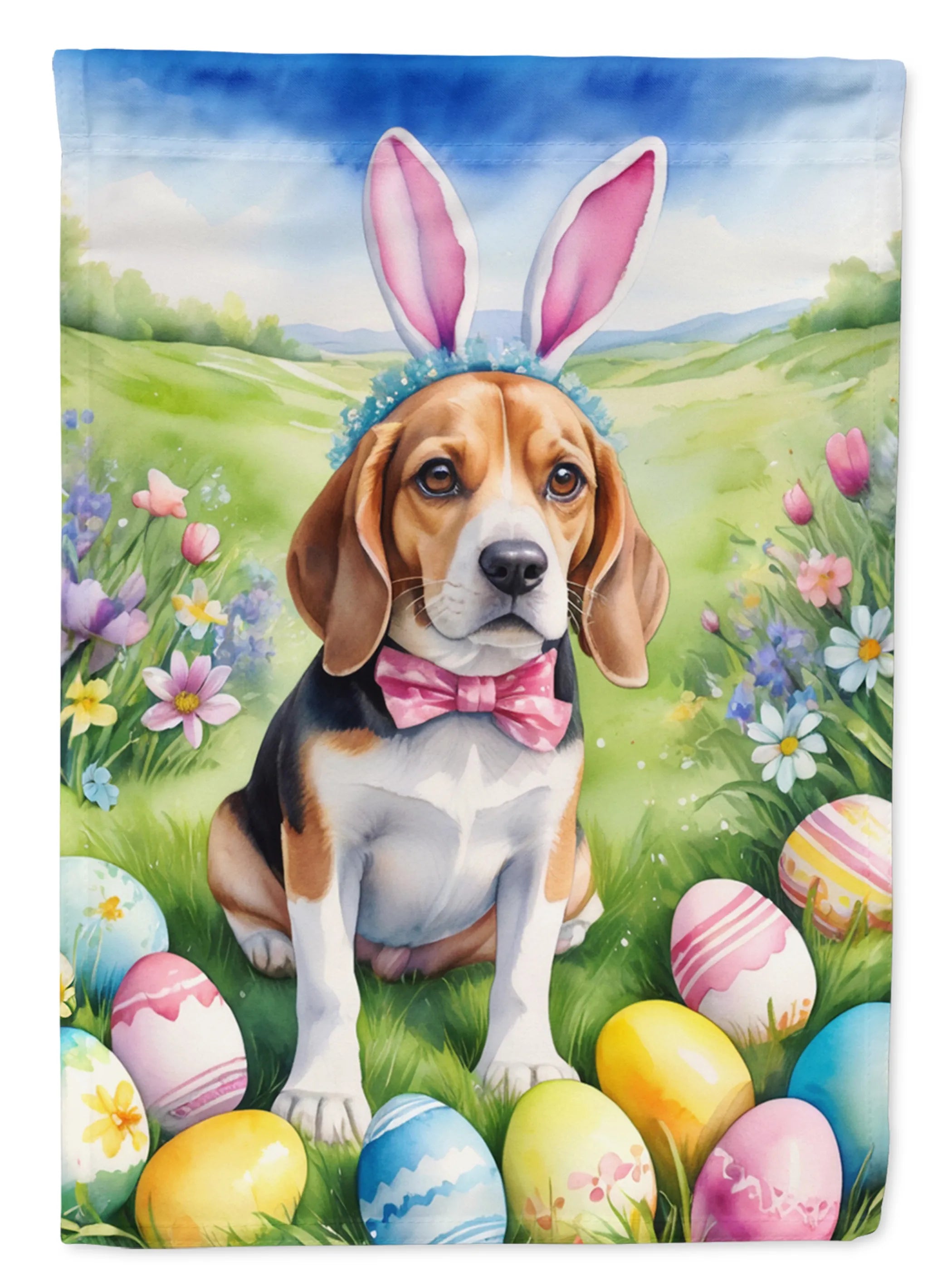 Easter Egg Hunt Decorative Flag - Size: GARDEN SIZE | Pack Of: 1 | Collection name: Easter egg hunt
