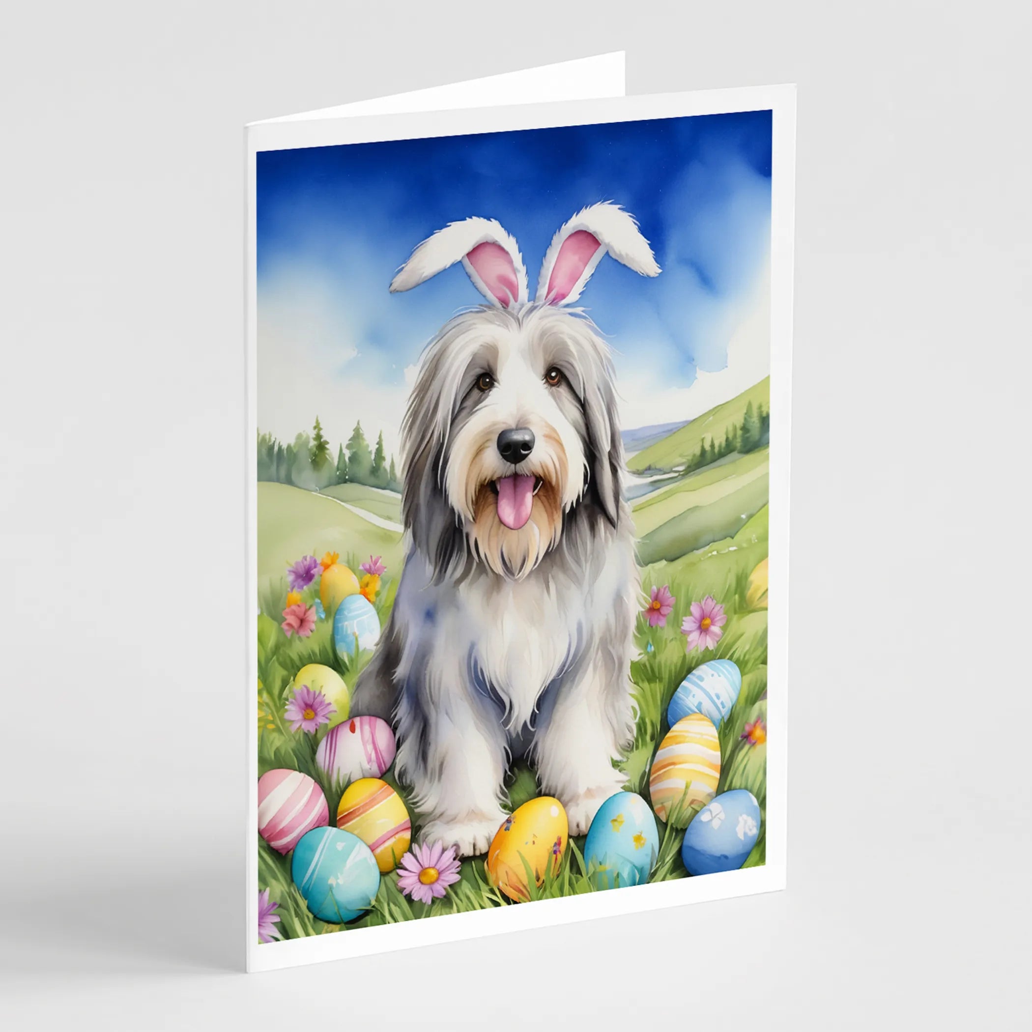 Easter Egg Hunt Greeting Cards  - Size: 5X7 | Pack Of: 8 | Collection name: Easter egg hunt