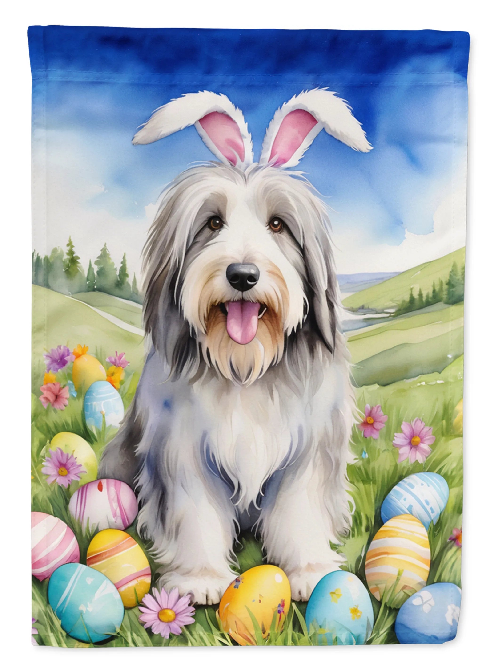 Easter Egg Hunt Decorative Flag - Size: GARDEN SIZE | Pack Of: 1 | Collection name: Easter egg hunt